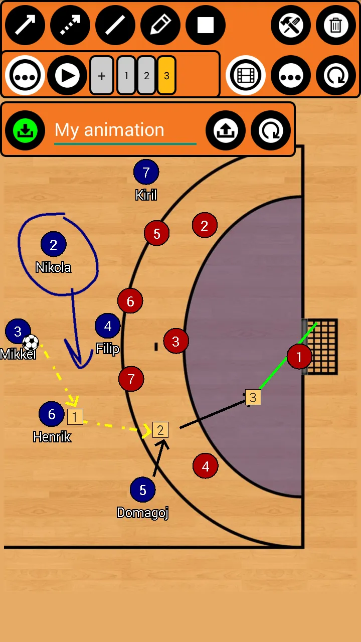 Handball Tactic Board | Indus Appstore | Screenshot