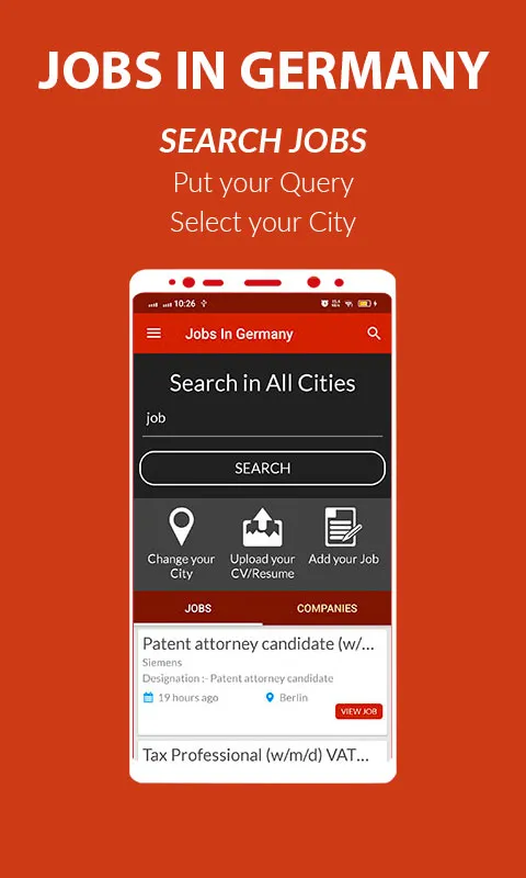 Jobs in Germany | Indus Appstore | Screenshot