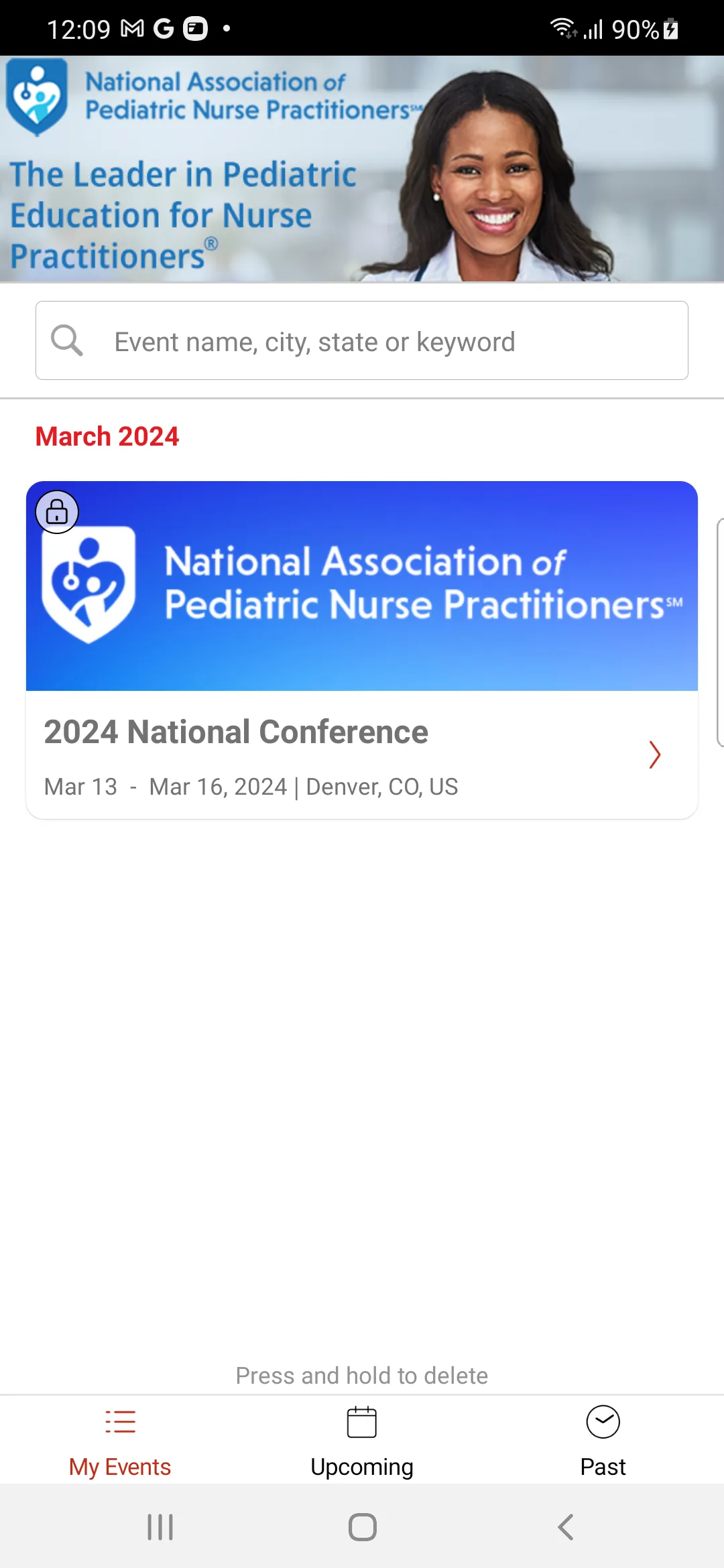 NAPNAP Conferences | Indus Appstore | Screenshot