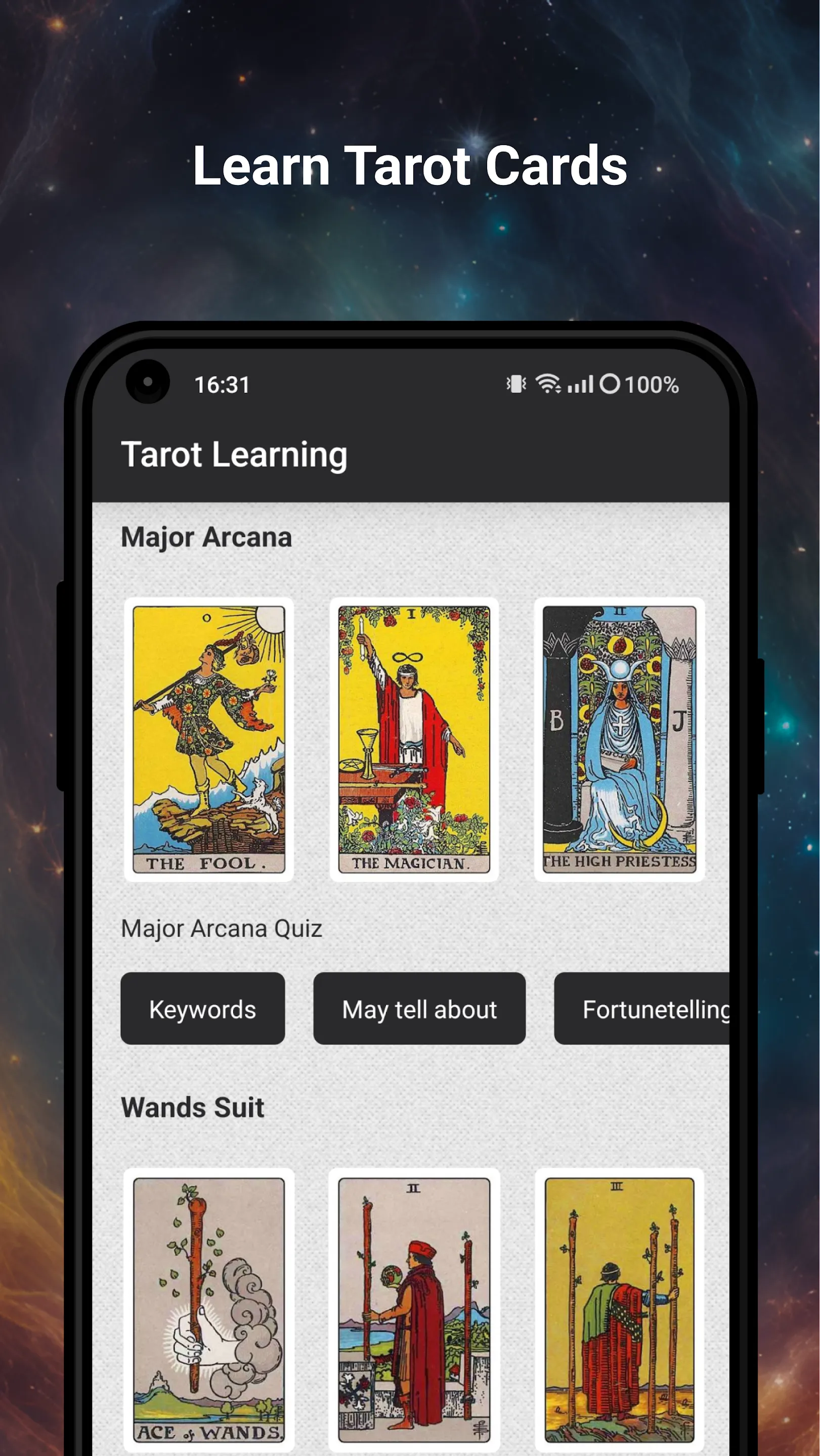 Tarot Divination - Cards Deck | Indus Appstore | Screenshot