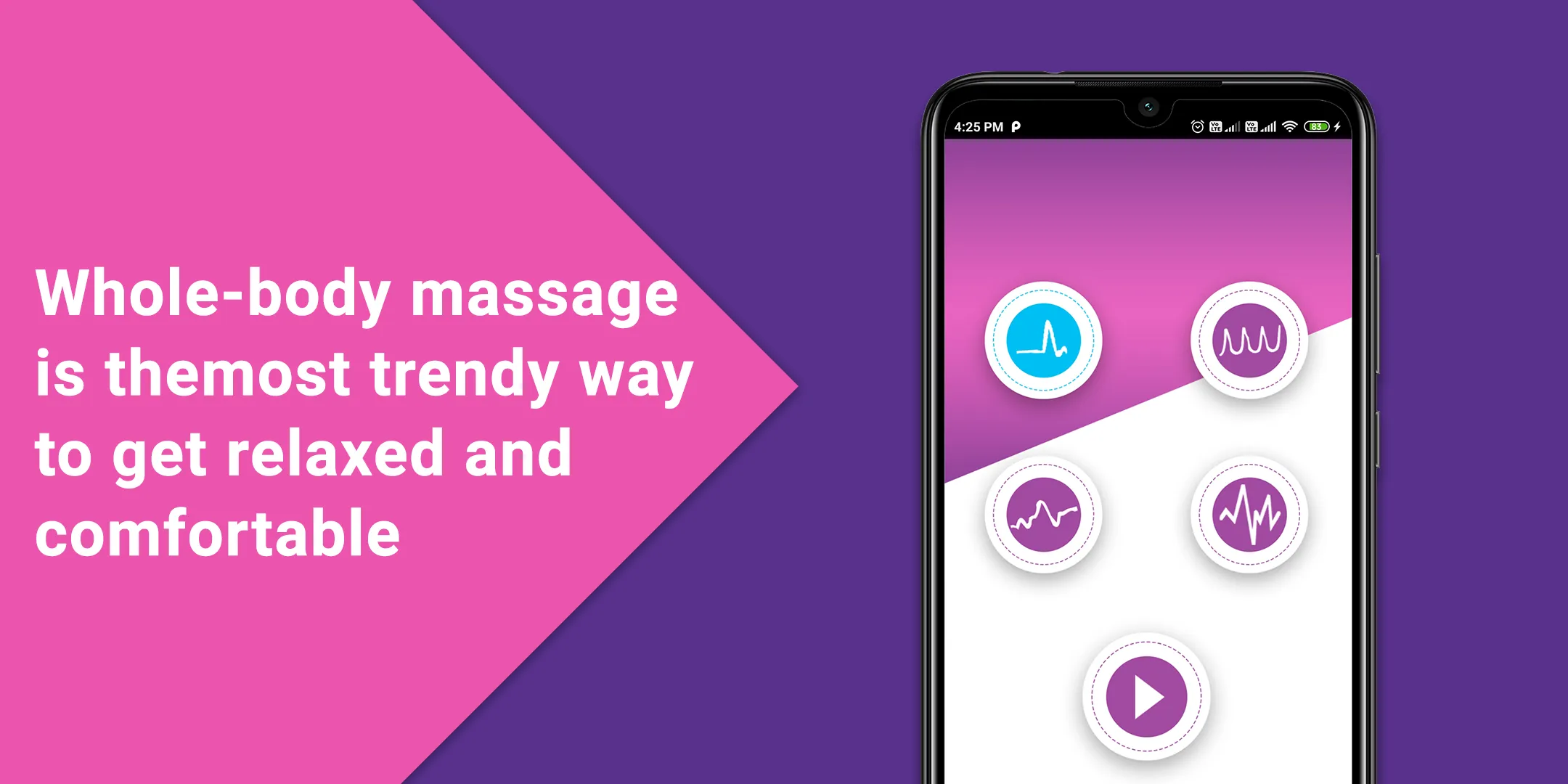 Body vibrate massager | Indus Appstore | Screenshot