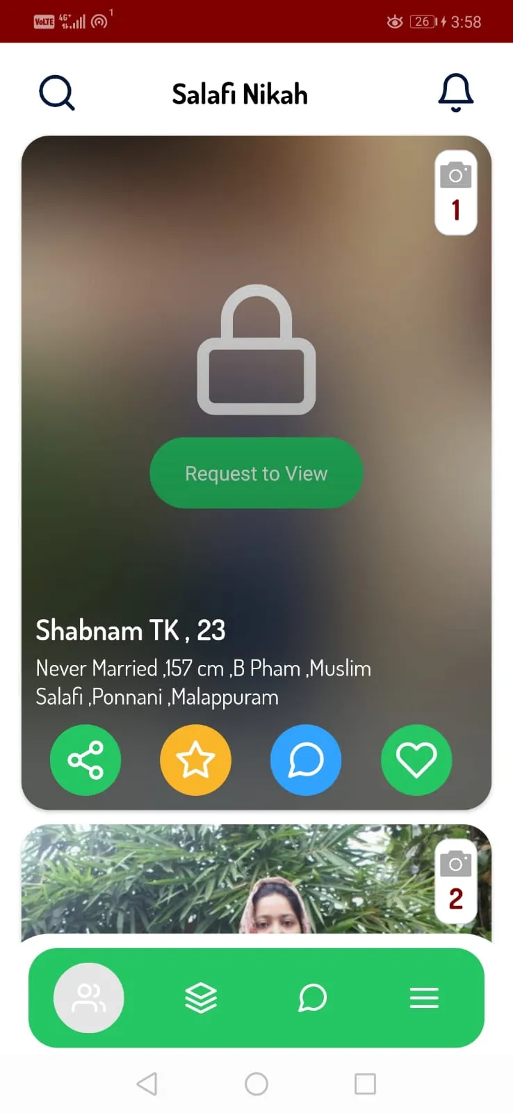 Salafi Nikah Kerala Matrimony | Indus Appstore | Screenshot