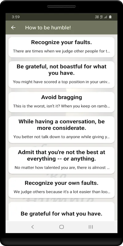 How to be humble | Indus Appstore | Screenshot