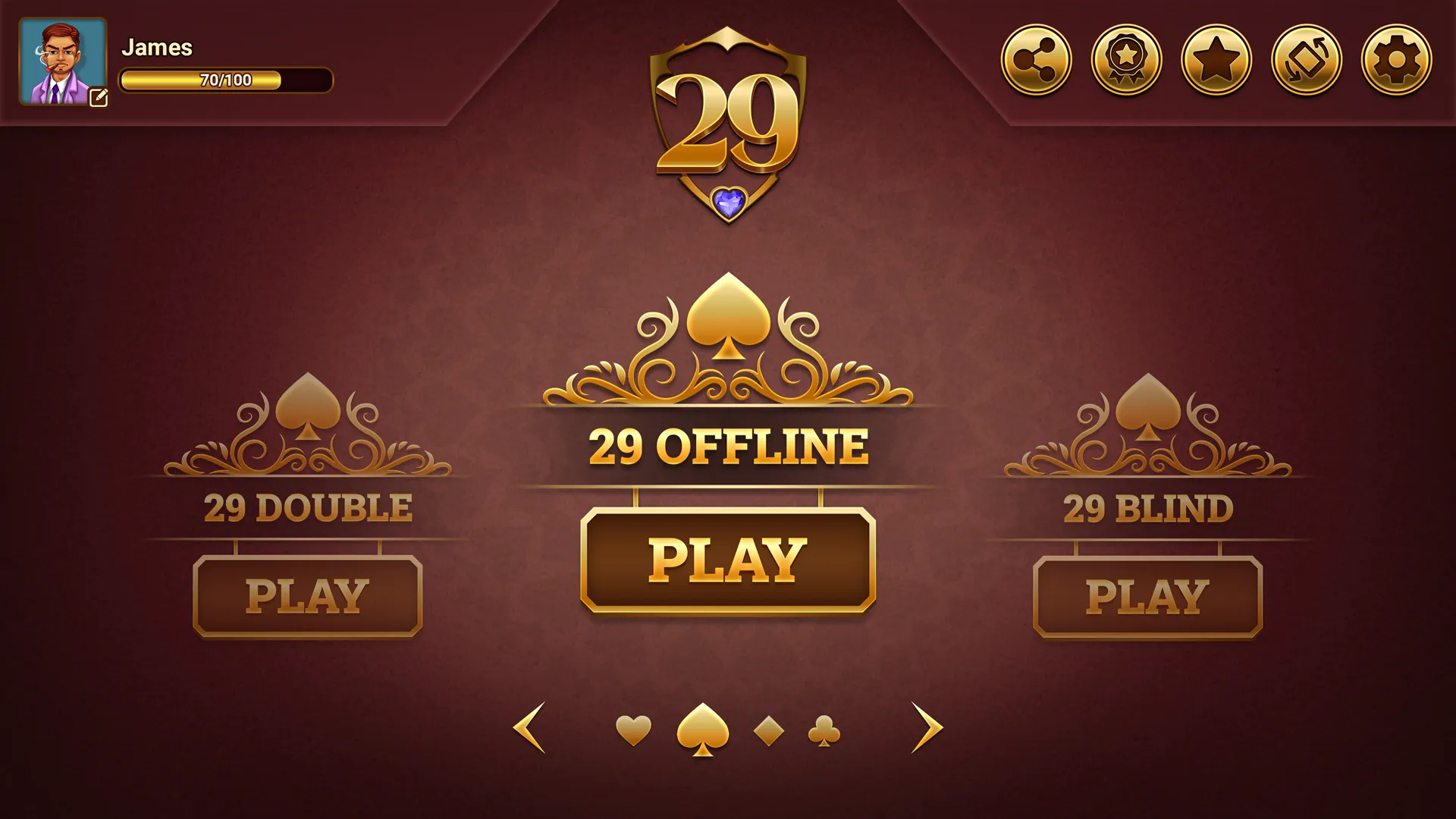 29 Royal Pro Card Game Offline | Indus Appstore | Screenshot