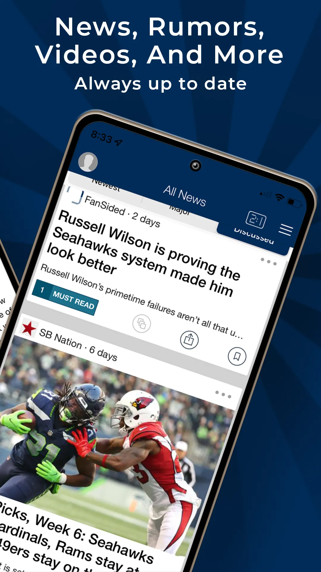 Sportfusion - Seahawks Edition | Indus Appstore | Screenshot