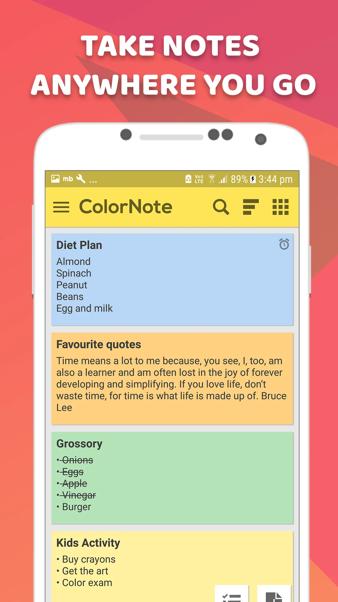 Color Notes | Indus Appstore | Screenshot