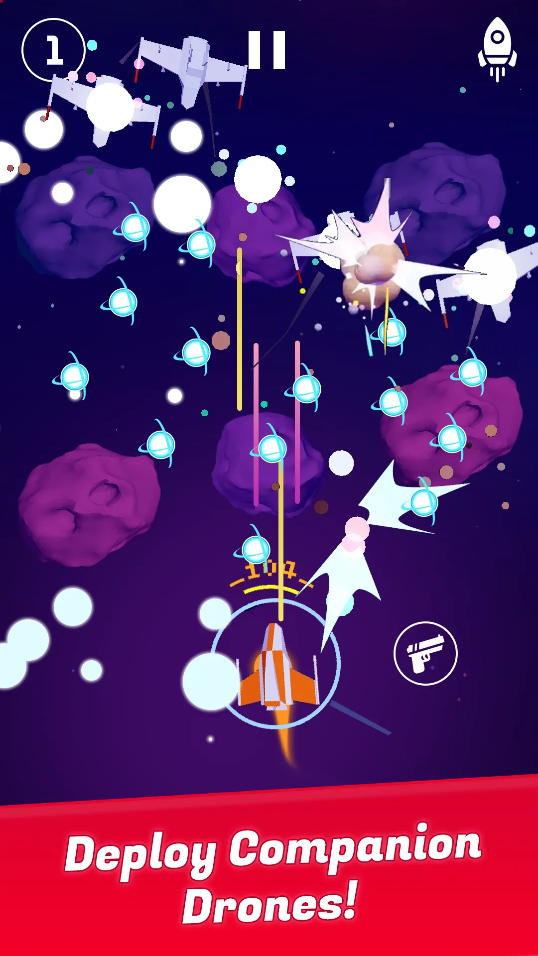 Deep Space Defender-SPACE WAR | Indus Appstore | Screenshot