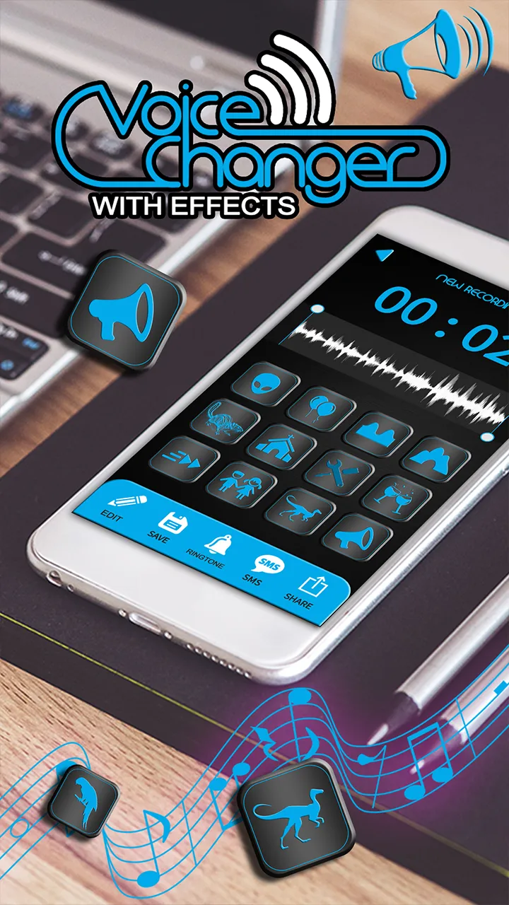 Voice Changer With Effects App | Indus Appstore | Screenshot