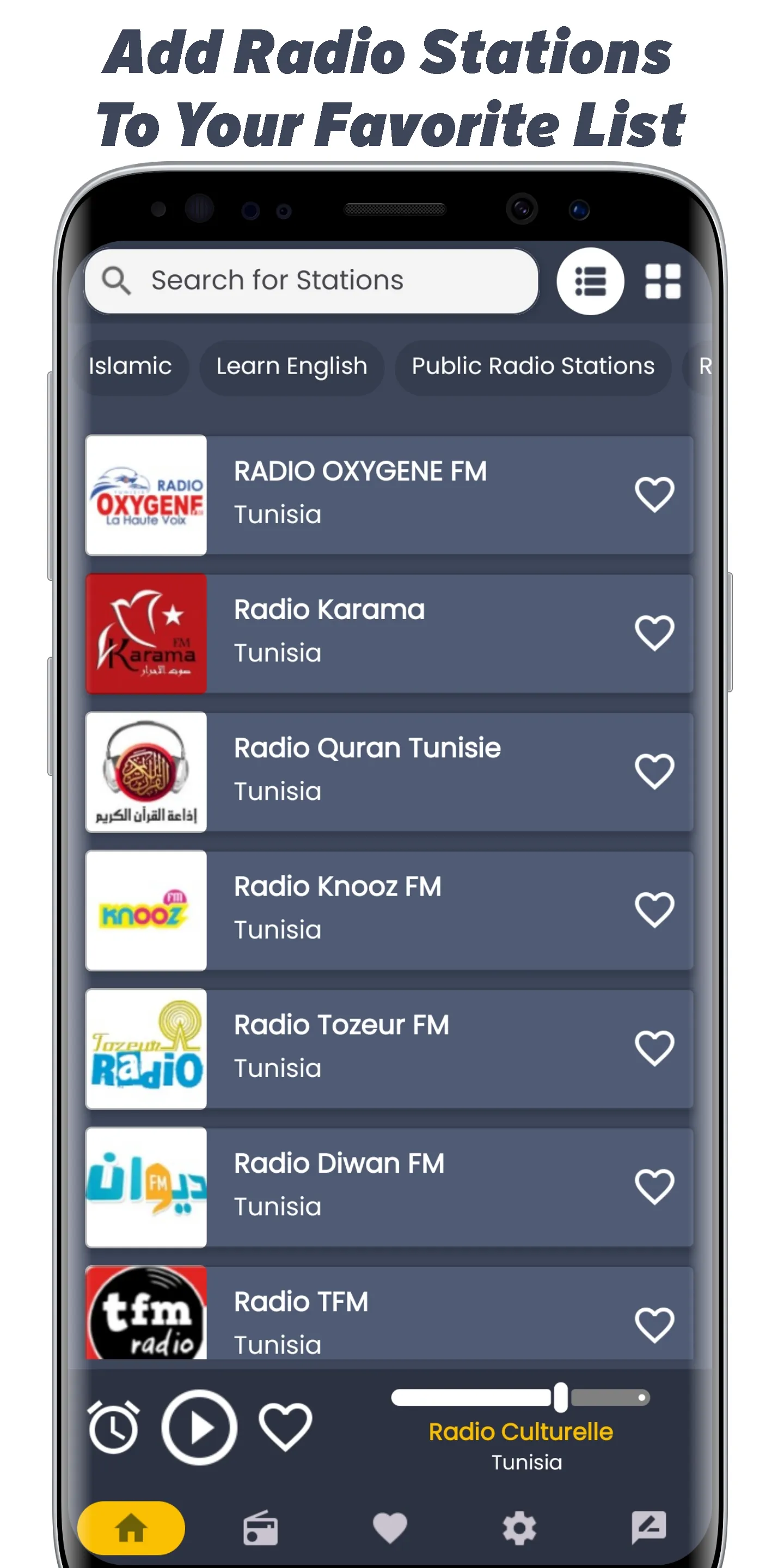 Tunisia Radios - All FM Radios | Indus Appstore | Screenshot