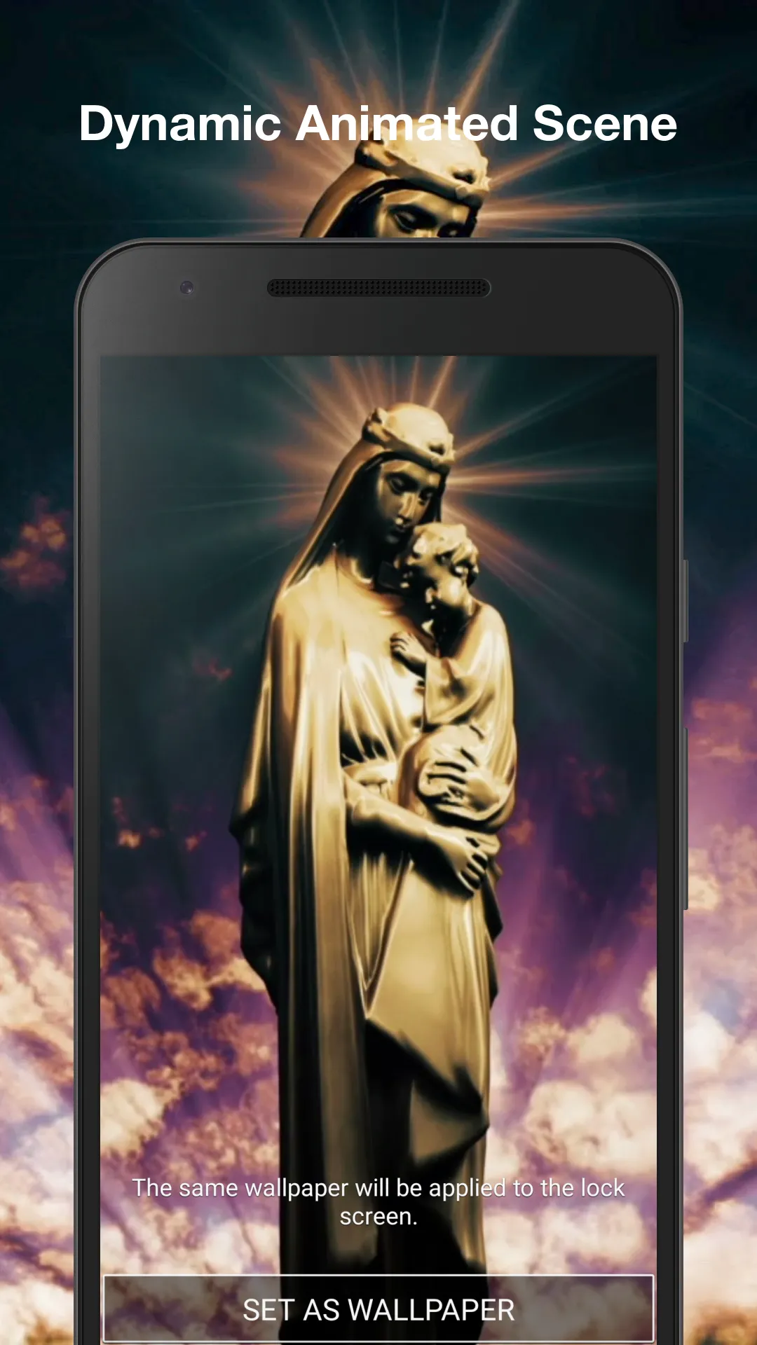 Virgin Mary Live Wallpaper | Indus Appstore | Screenshot