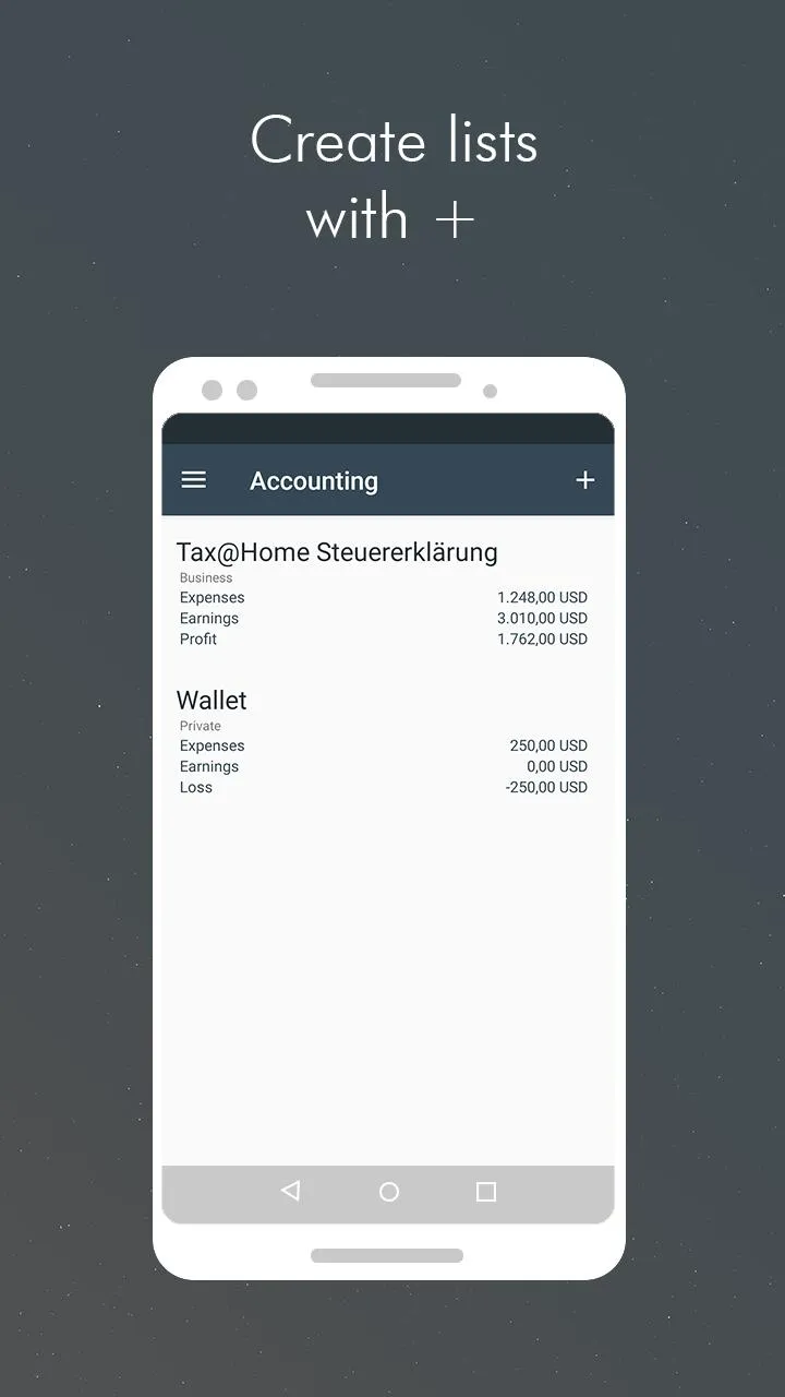 Accounting CSV: track finances | Indus Appstore | Screenshot