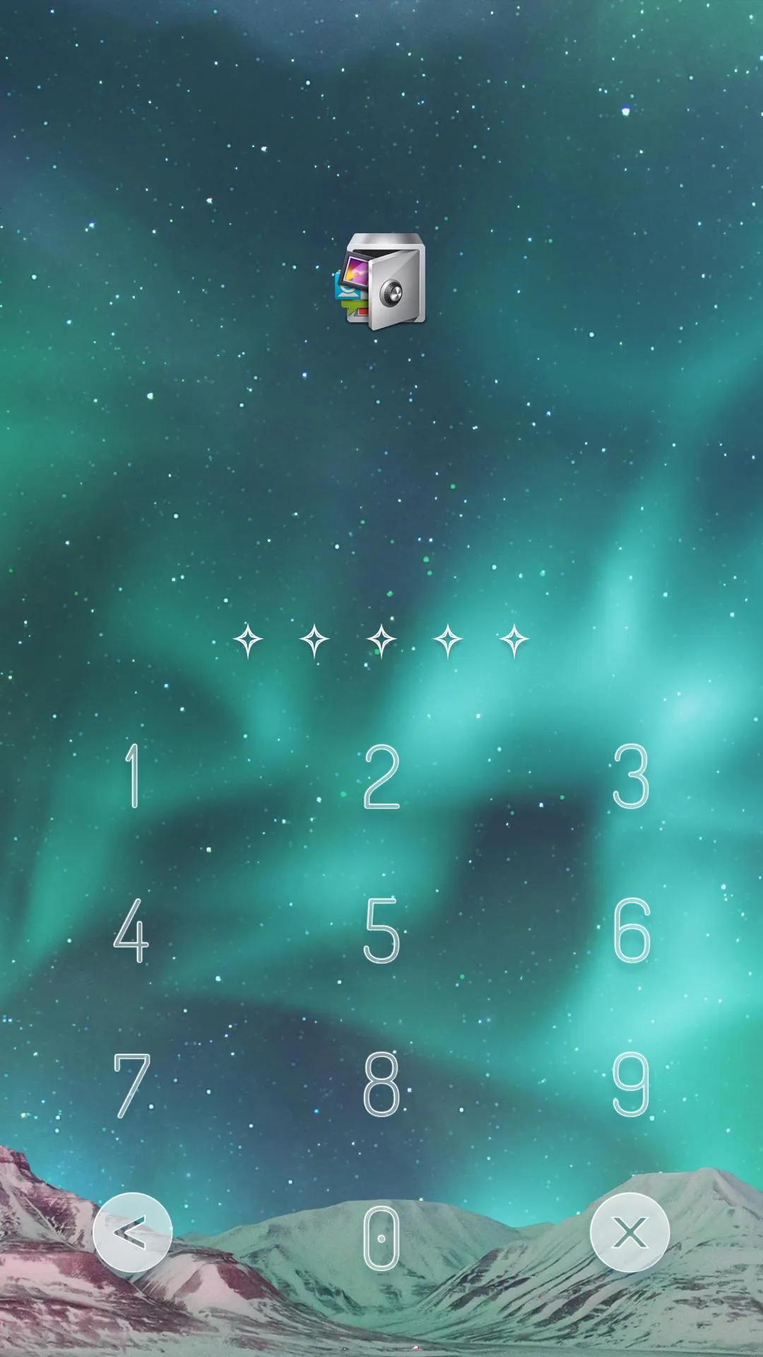 AppLock Live Theme Aurora | Indus Appstore | Screenshot