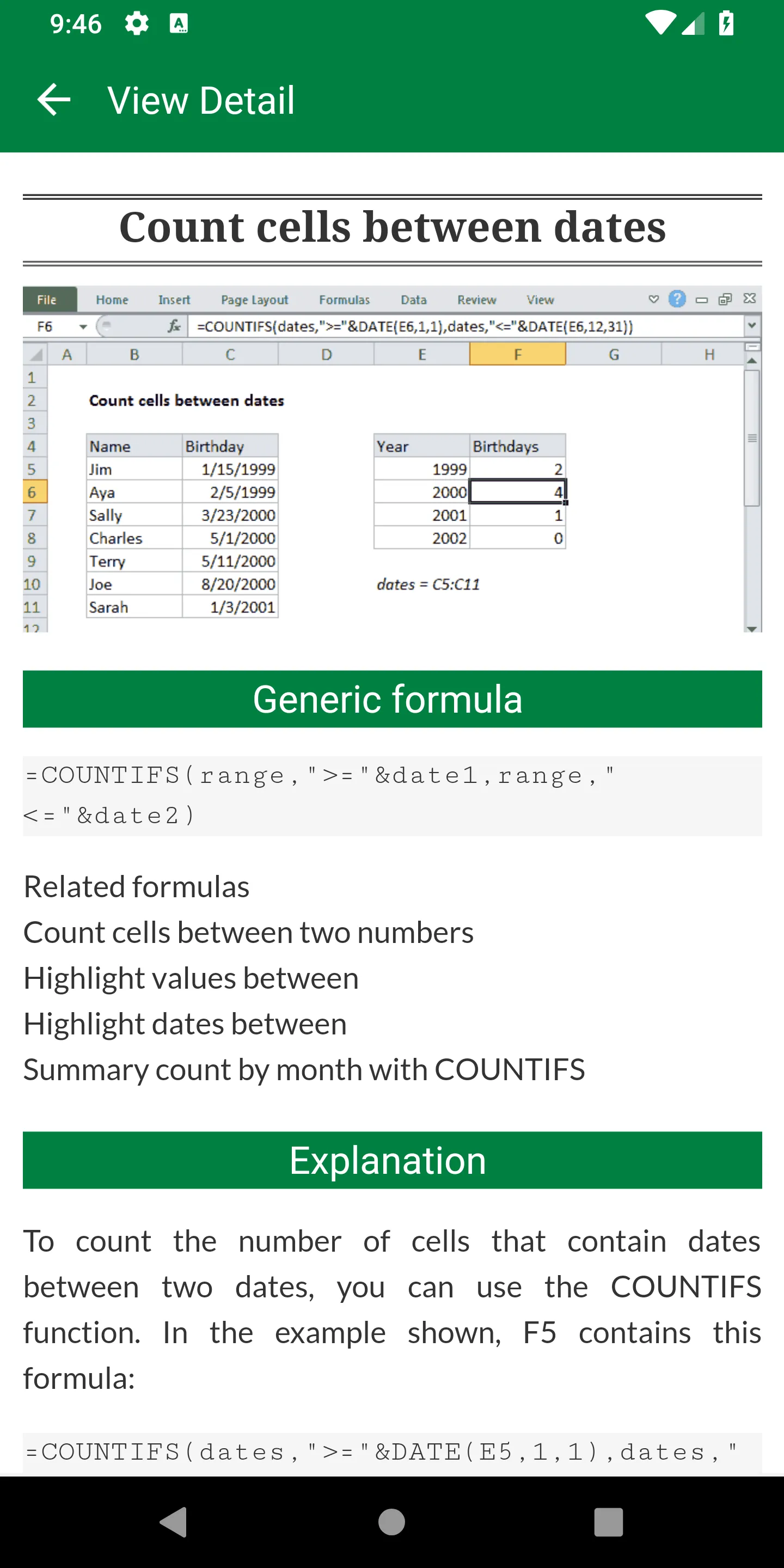 Assistant Excel Learner | Indus Appstore | Screenshot