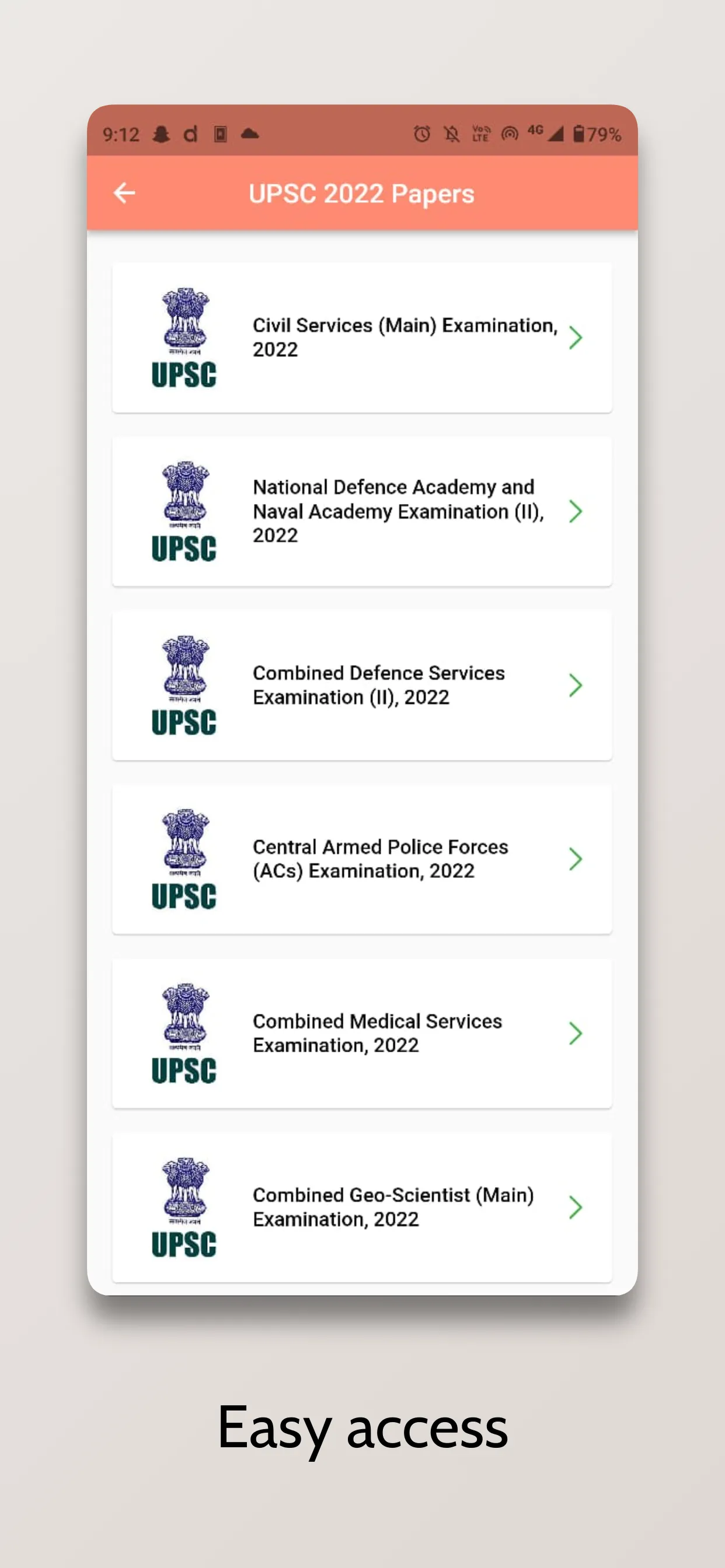 All UPSC Papers Mains & Prelim | Indus Appstore | Screenshot