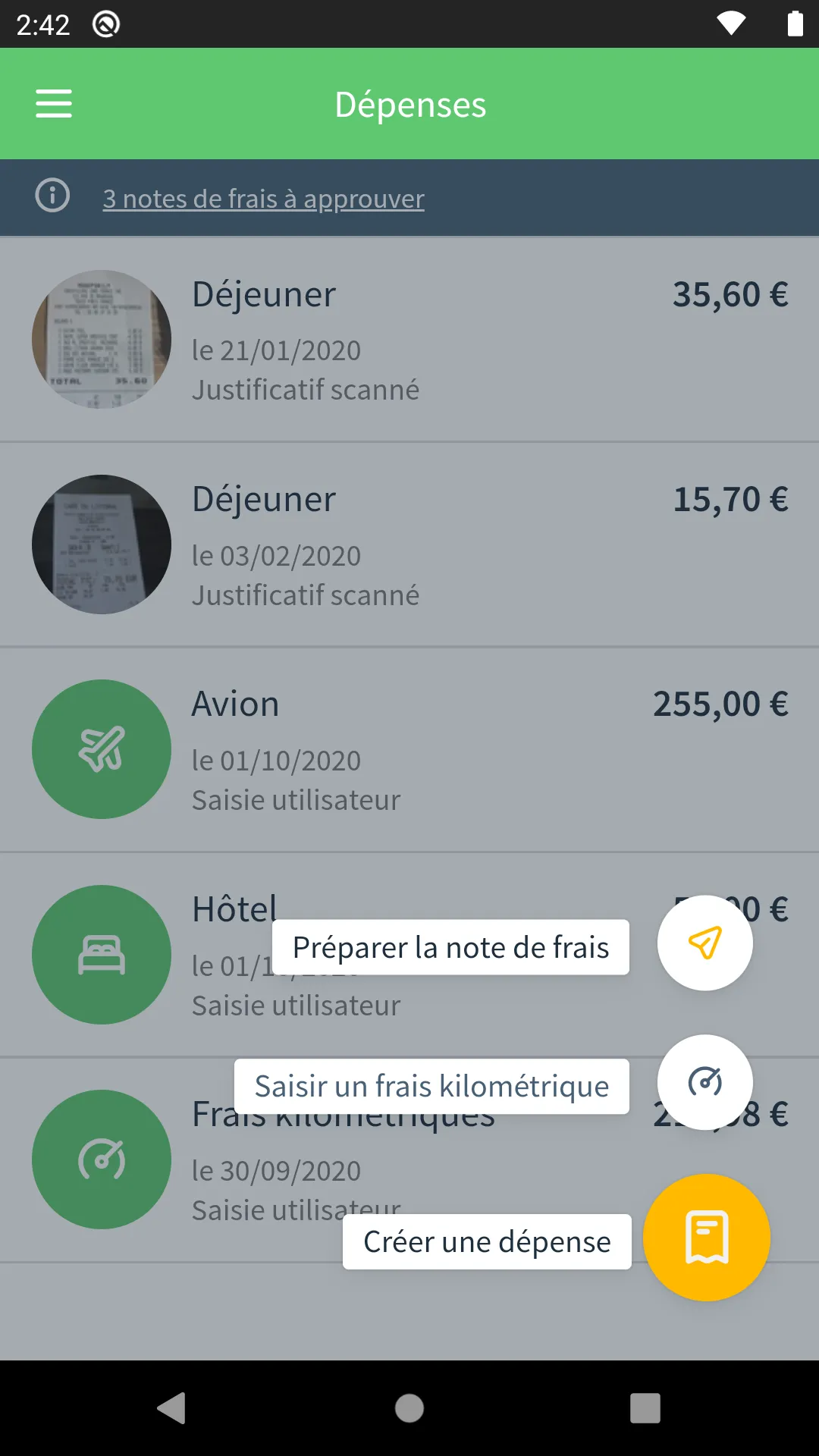 Cleemy - notes de frais | Indus Appstore | Screenshot