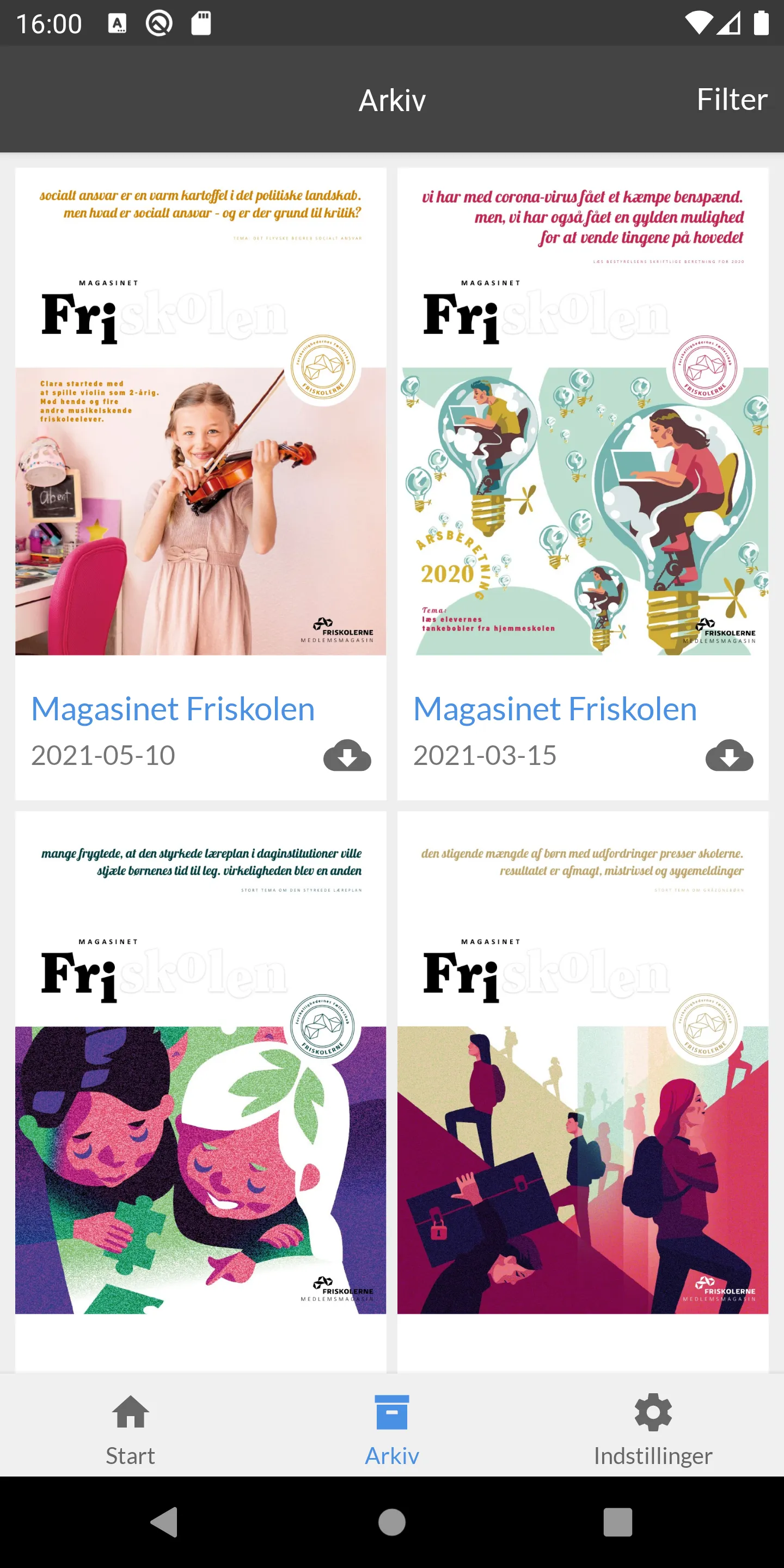 Magasinet FRISKOLEN | Indus Appstore | Screenshot