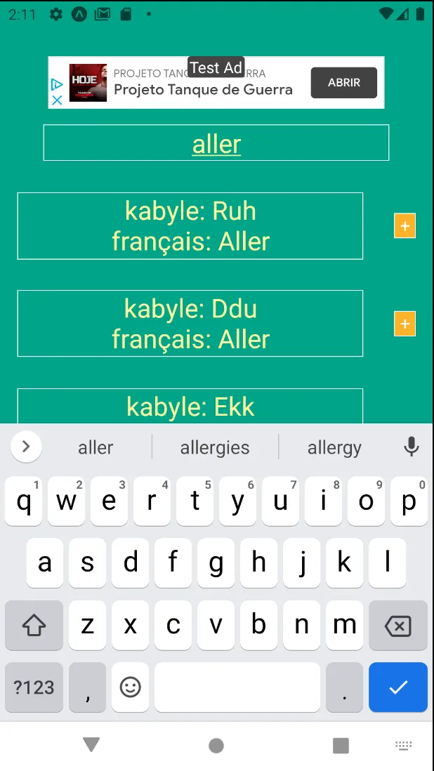 Dictionnaire Kabyle-Français | Indus Appstore | Screenshot