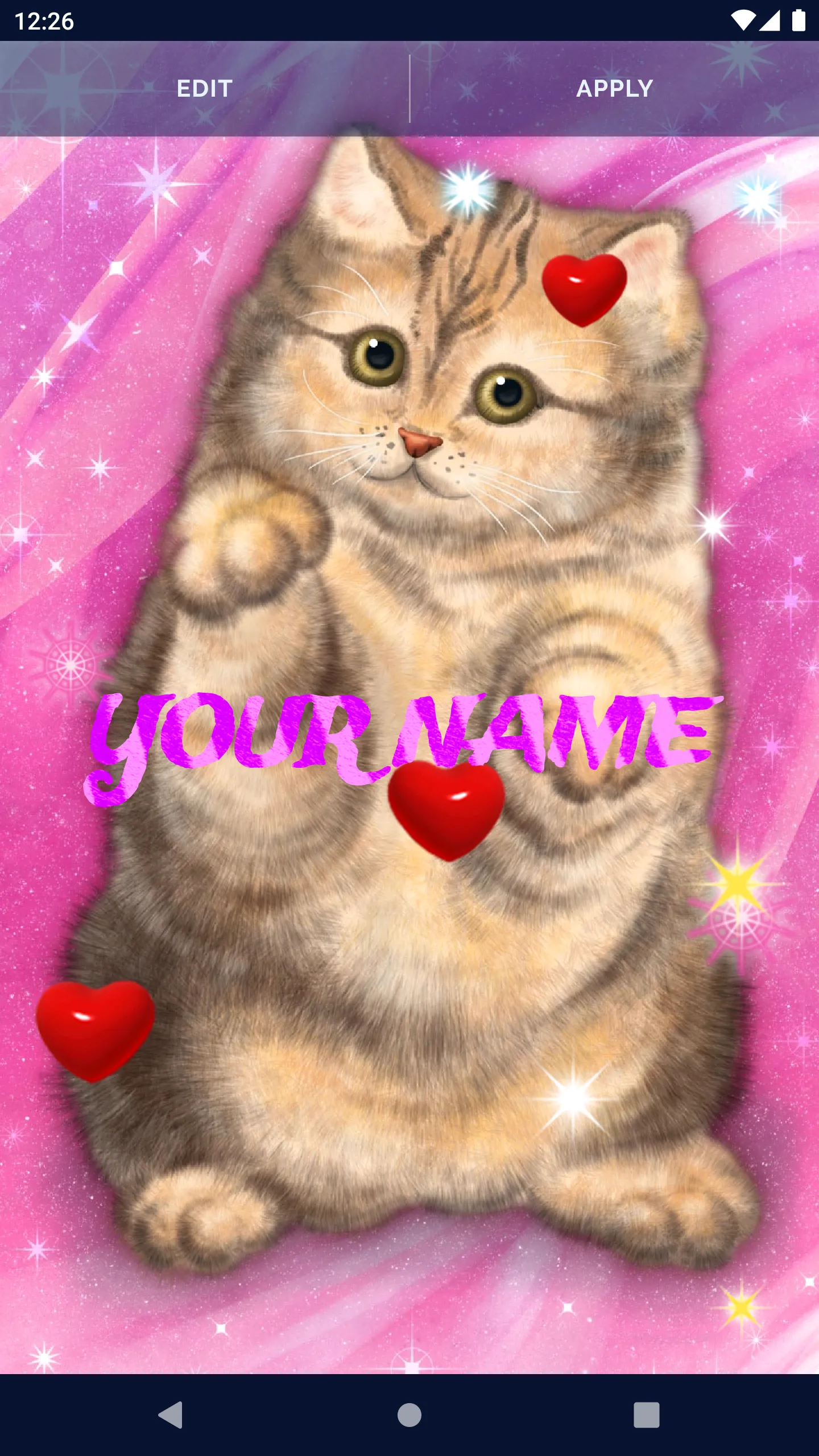 Cute Fluffy Cat Live Wallpaper | Indus Appstore | Screenshot