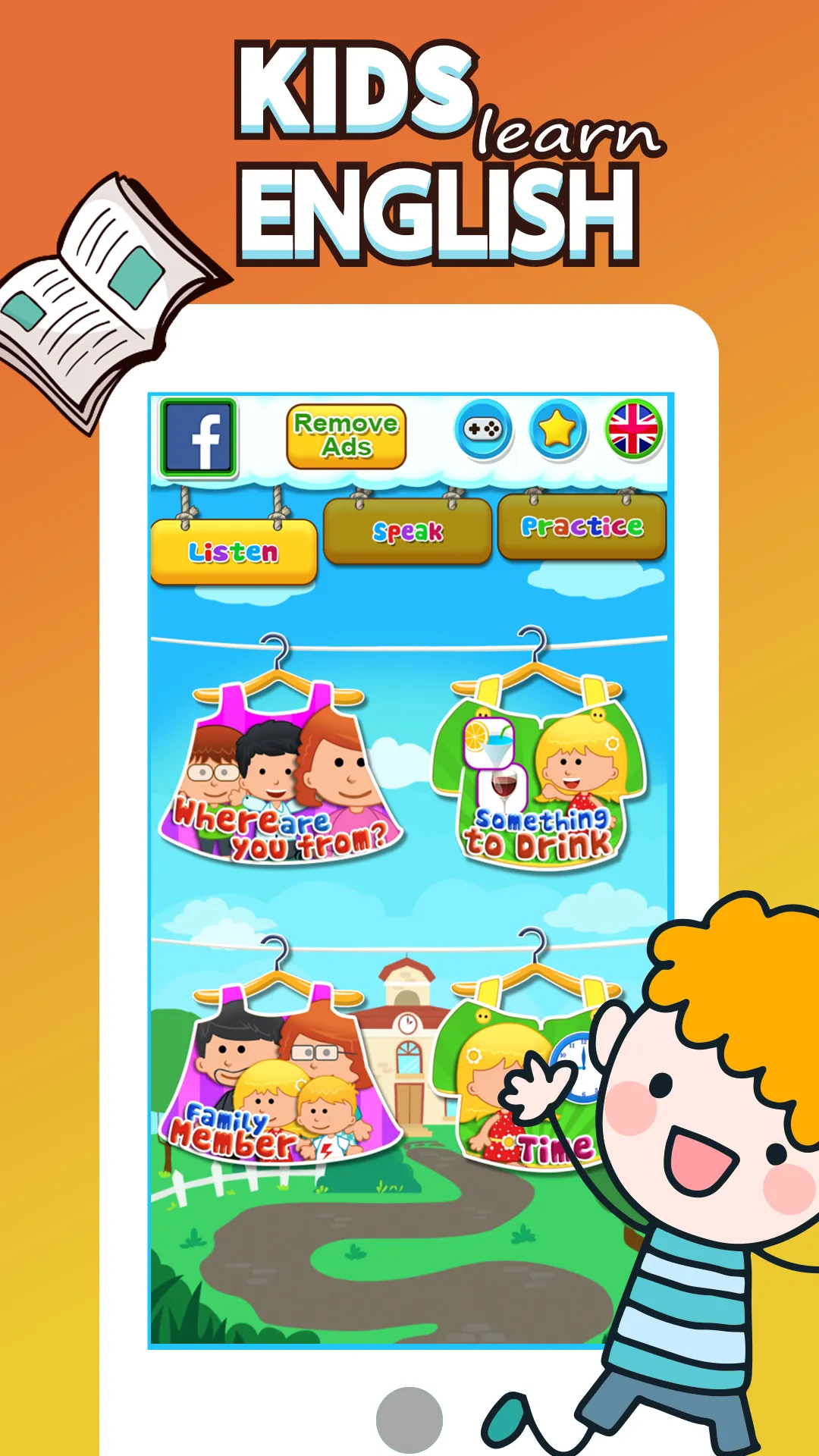 English for kids - Learn and p | Indus Appstore | Screenshot