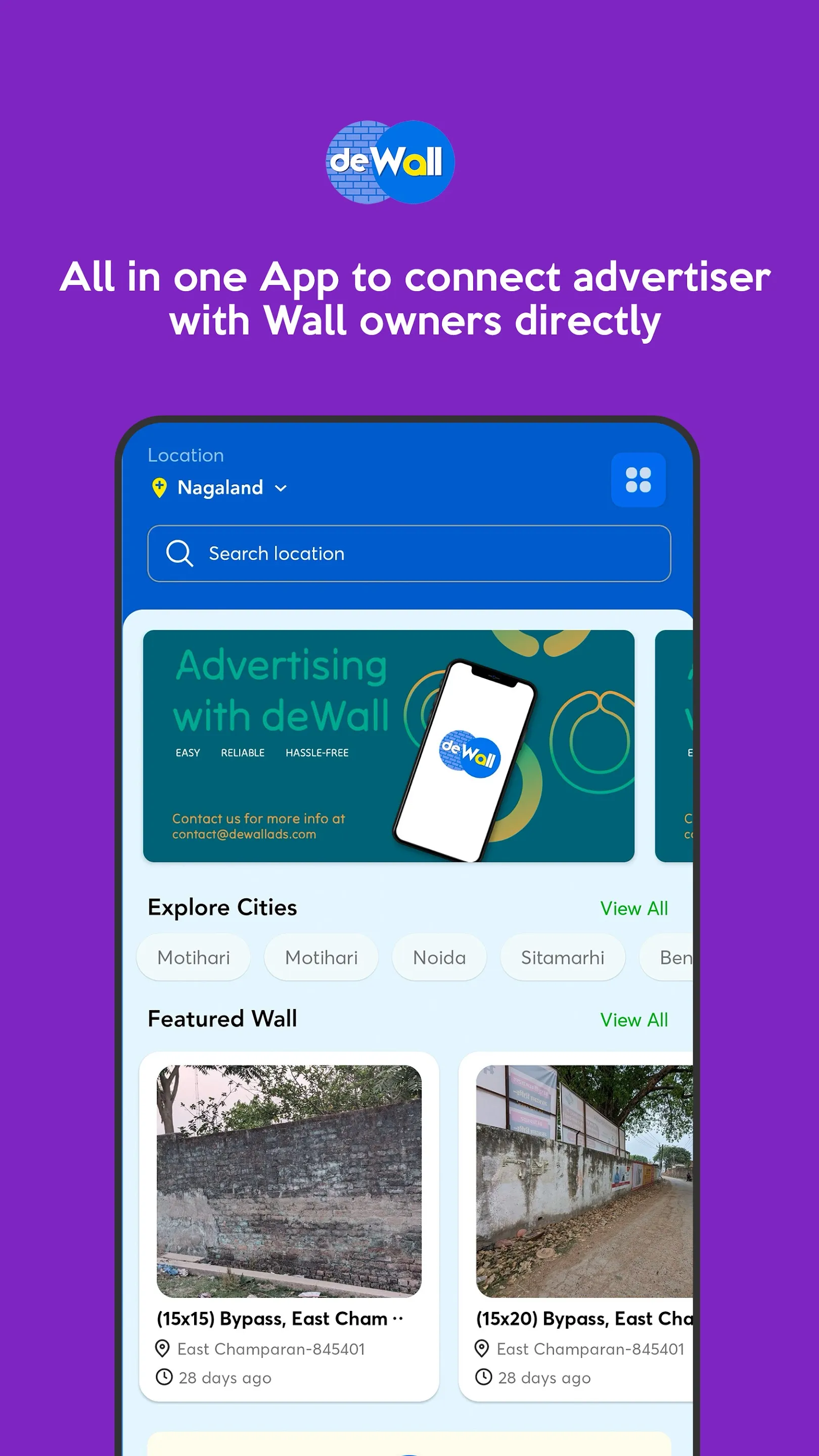deWall Ads - Wall Advertising | Indus Appstore | Screenshot