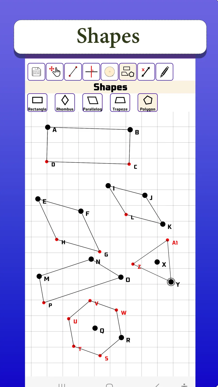 Geometry Drawer with measure | Indus Appstore | Screenshot