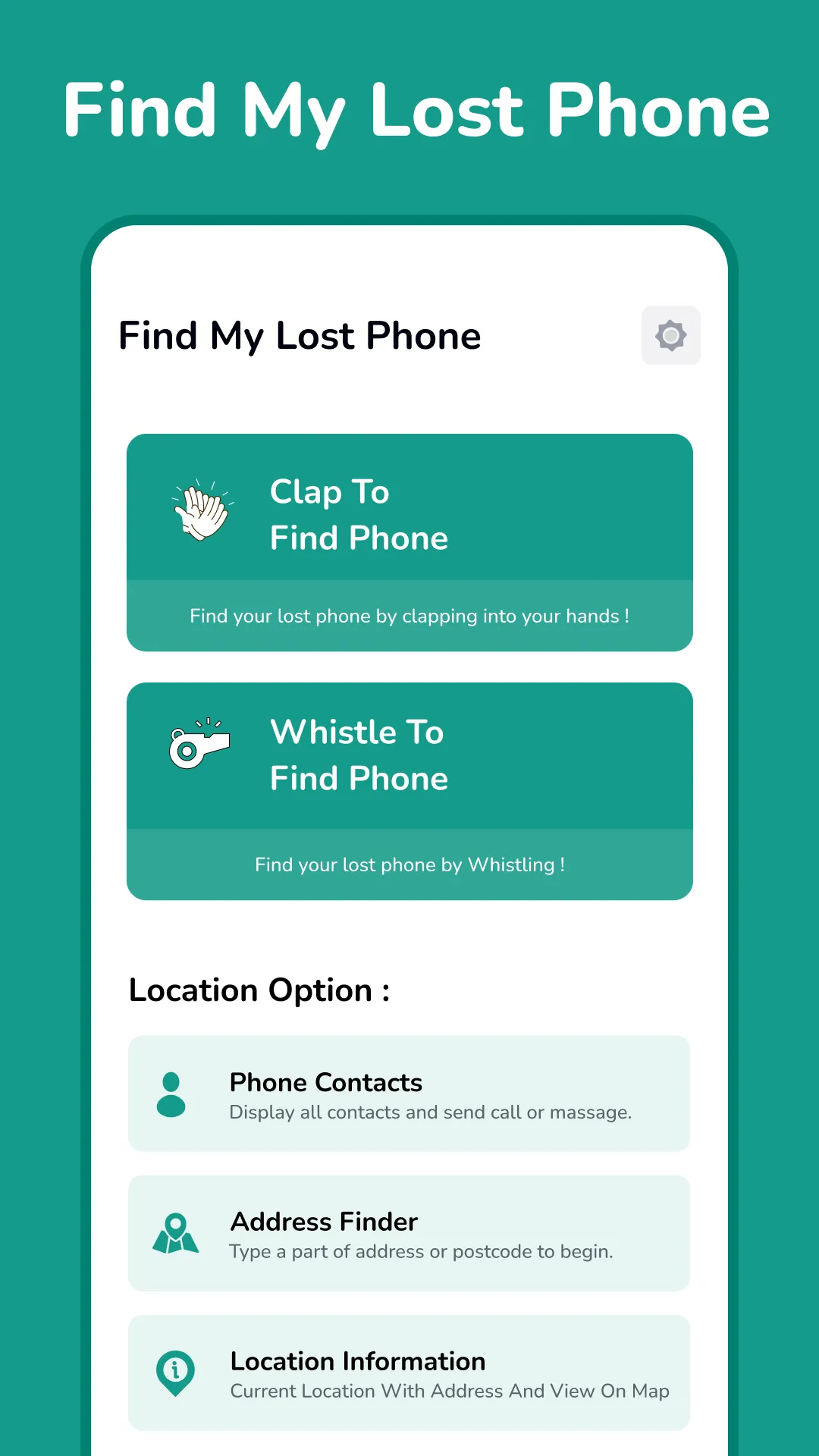 Find My Lost Phone | Indus Appstore | Screenshot