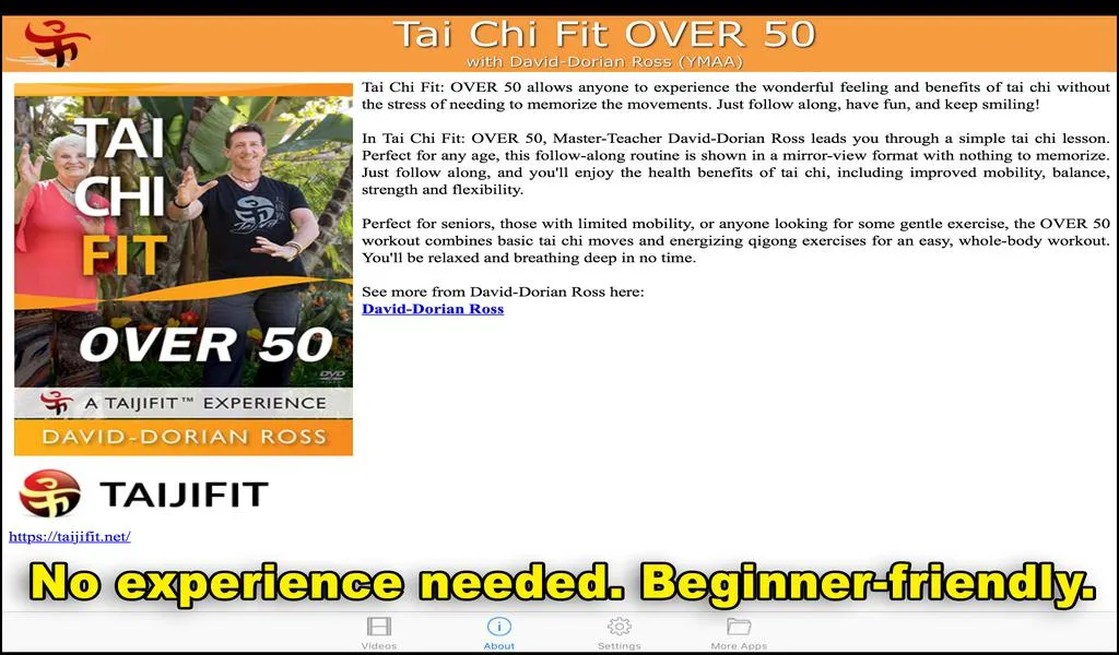 Tai Chi Fit OVER 50 | Indus Appstore | Screenshot