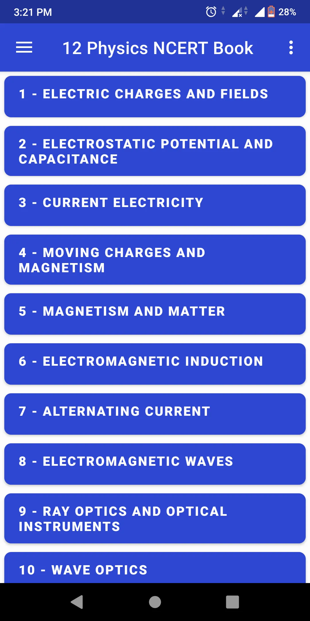 12 Physics NCERT Book | Indus Appstore | Screenshot