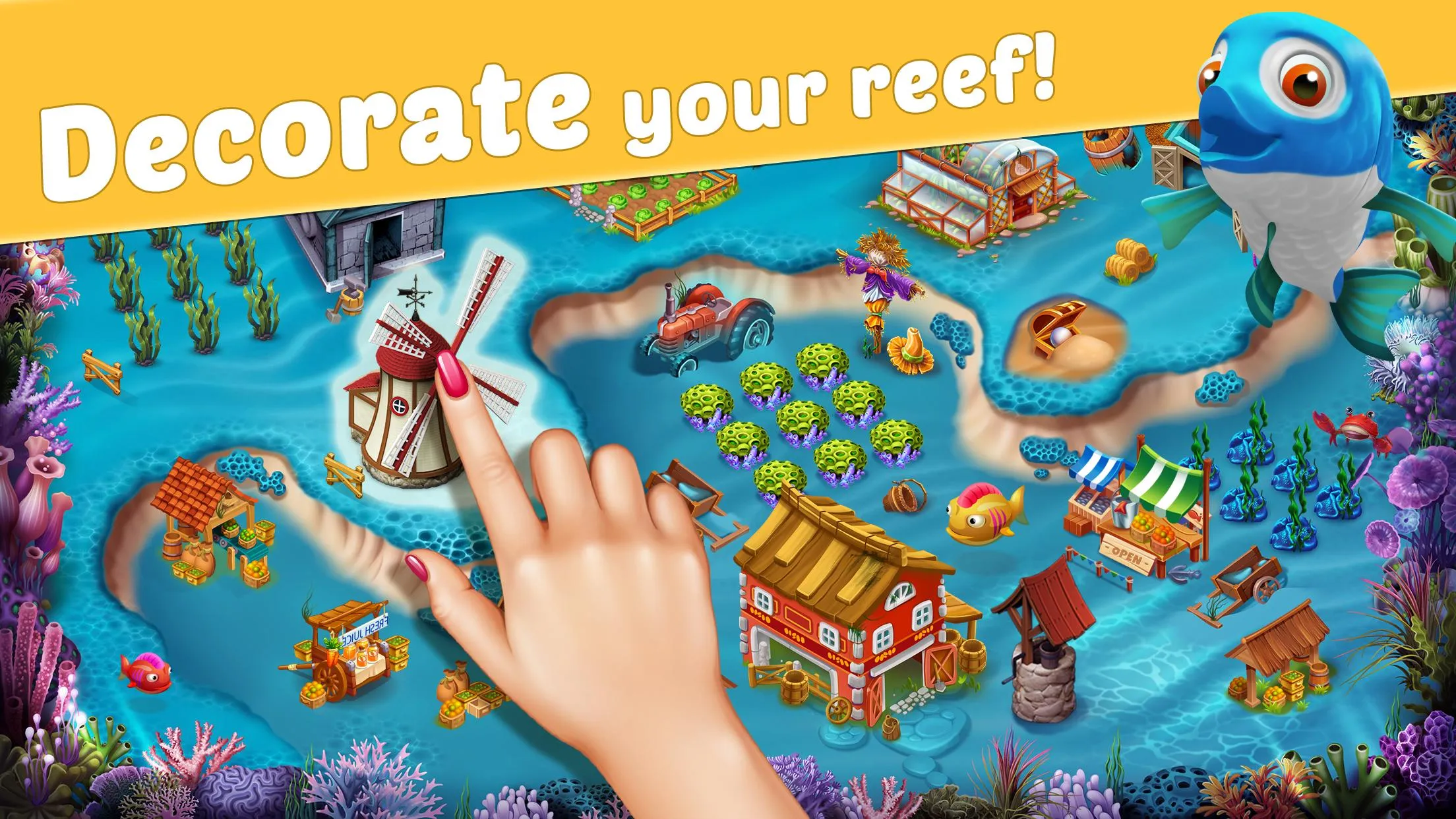 Reef Rescue: Match 3 Adventure | Indus Appstore | Screenshot