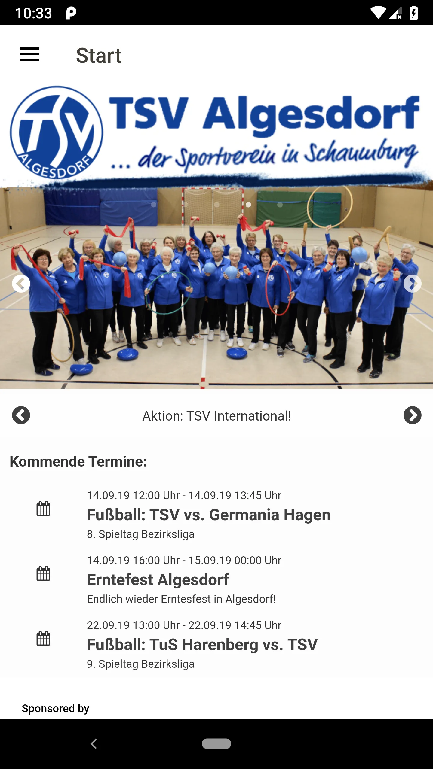 TSV Algesdorf | Indus Appstore | Screenshot