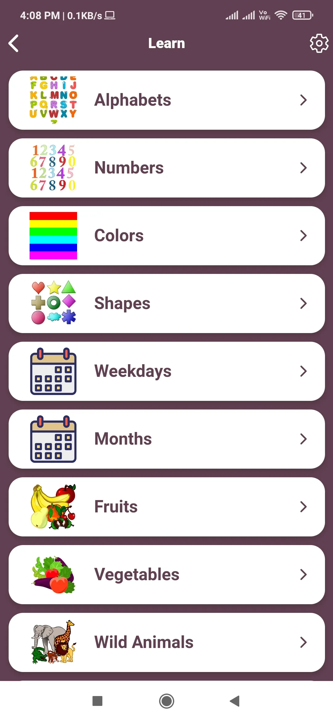 Preschool Kids Learning App | Indus Appstore | Screenshot