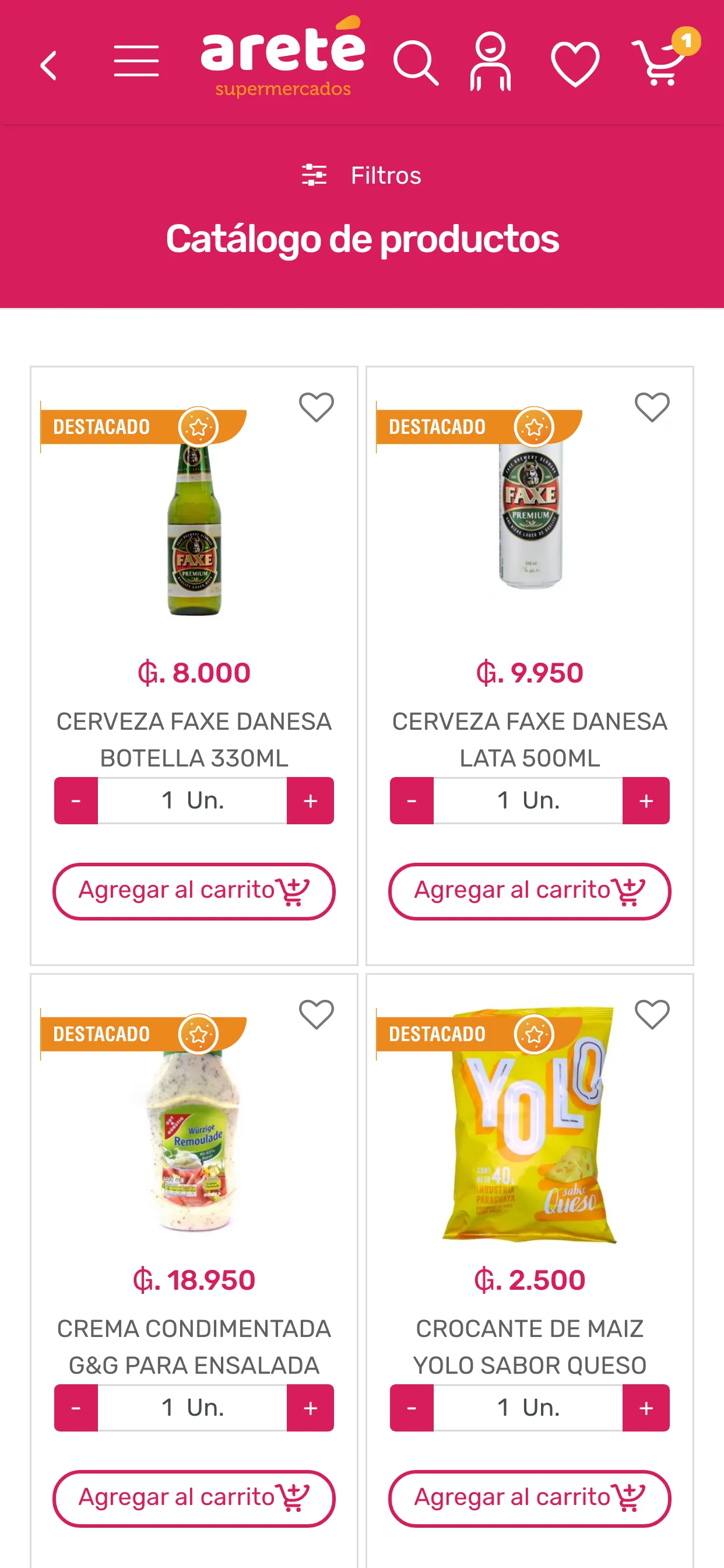 Areté Supermercados | Indus Appstore | Screenshot