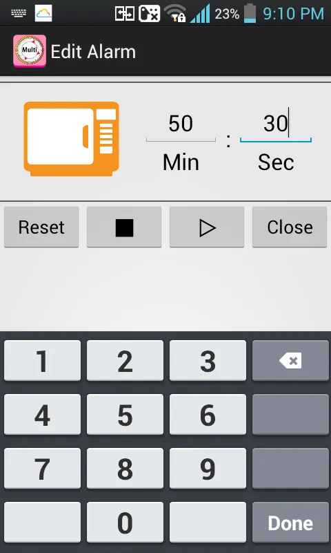 Kitchen Timer (Multiple Alarm) | Indus Appstore | Screenshot