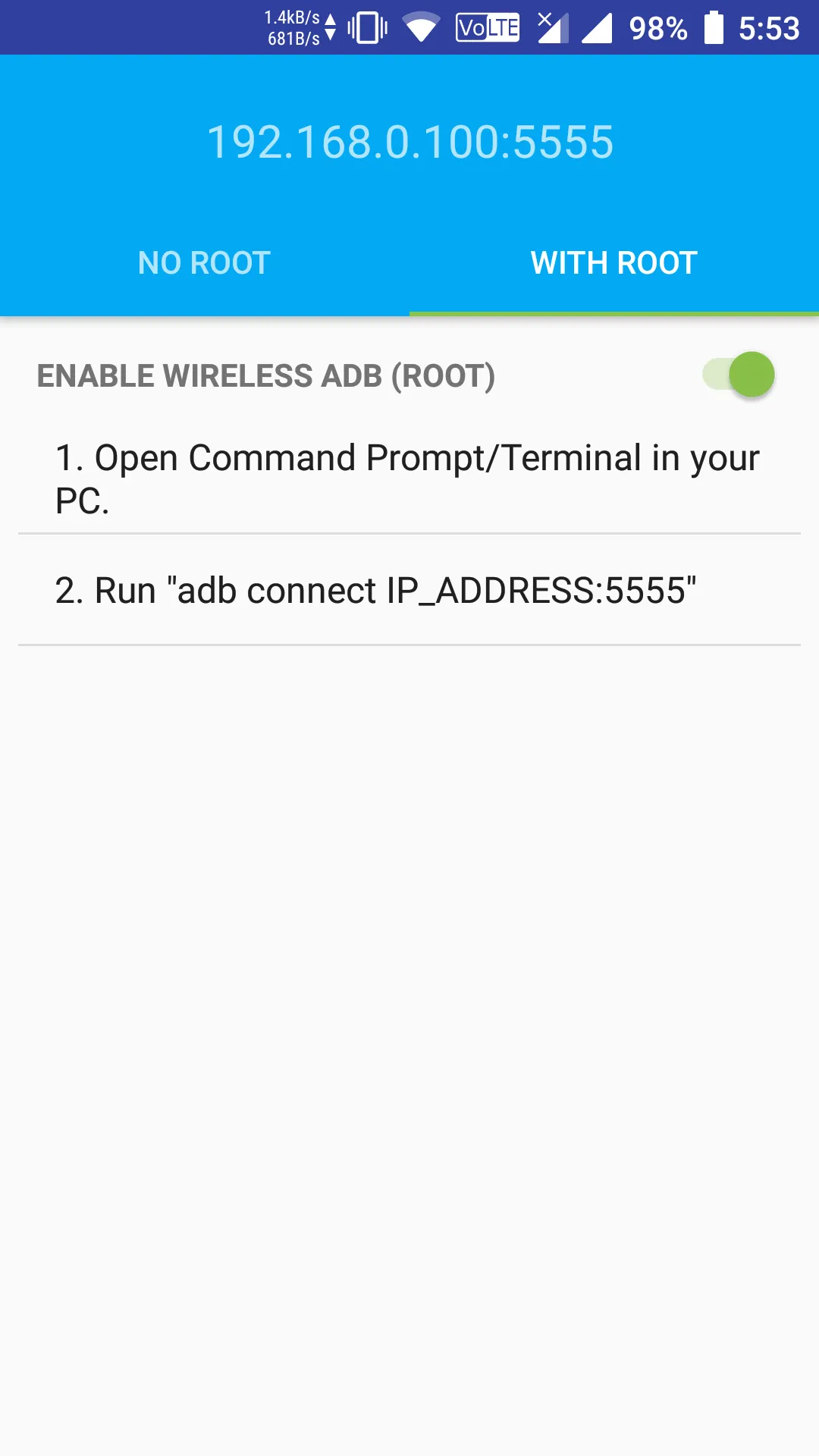 ADB Wireless (with & without r | Indus Appstore | Screenshot