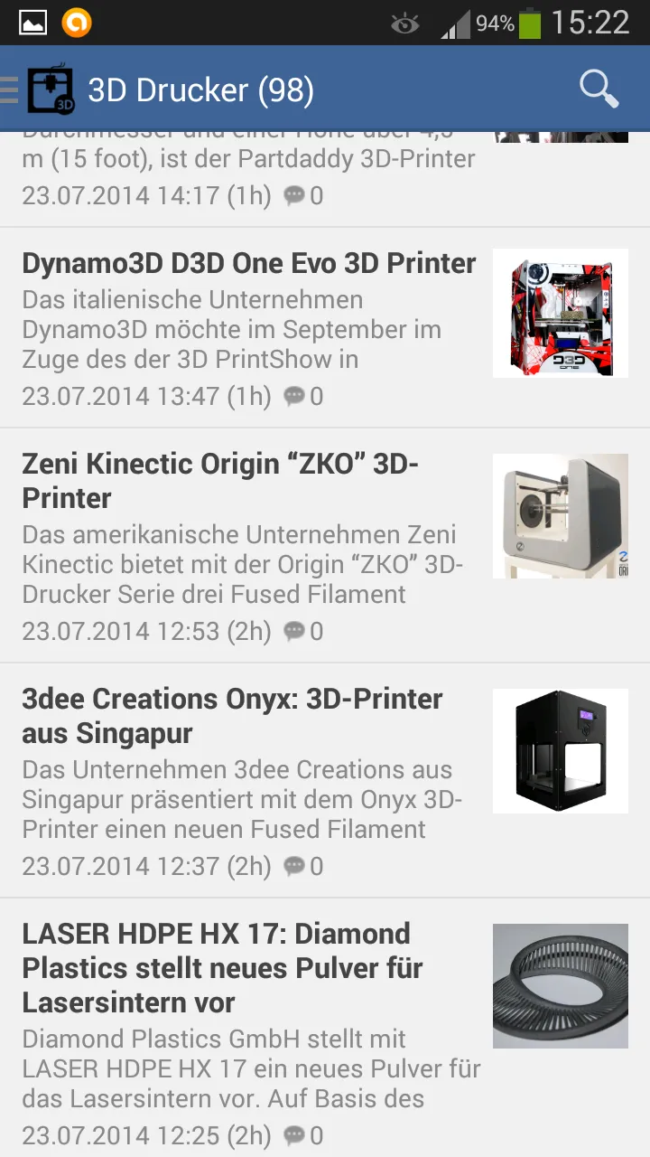 3D Drucker | Indus Appstore | Screenshot