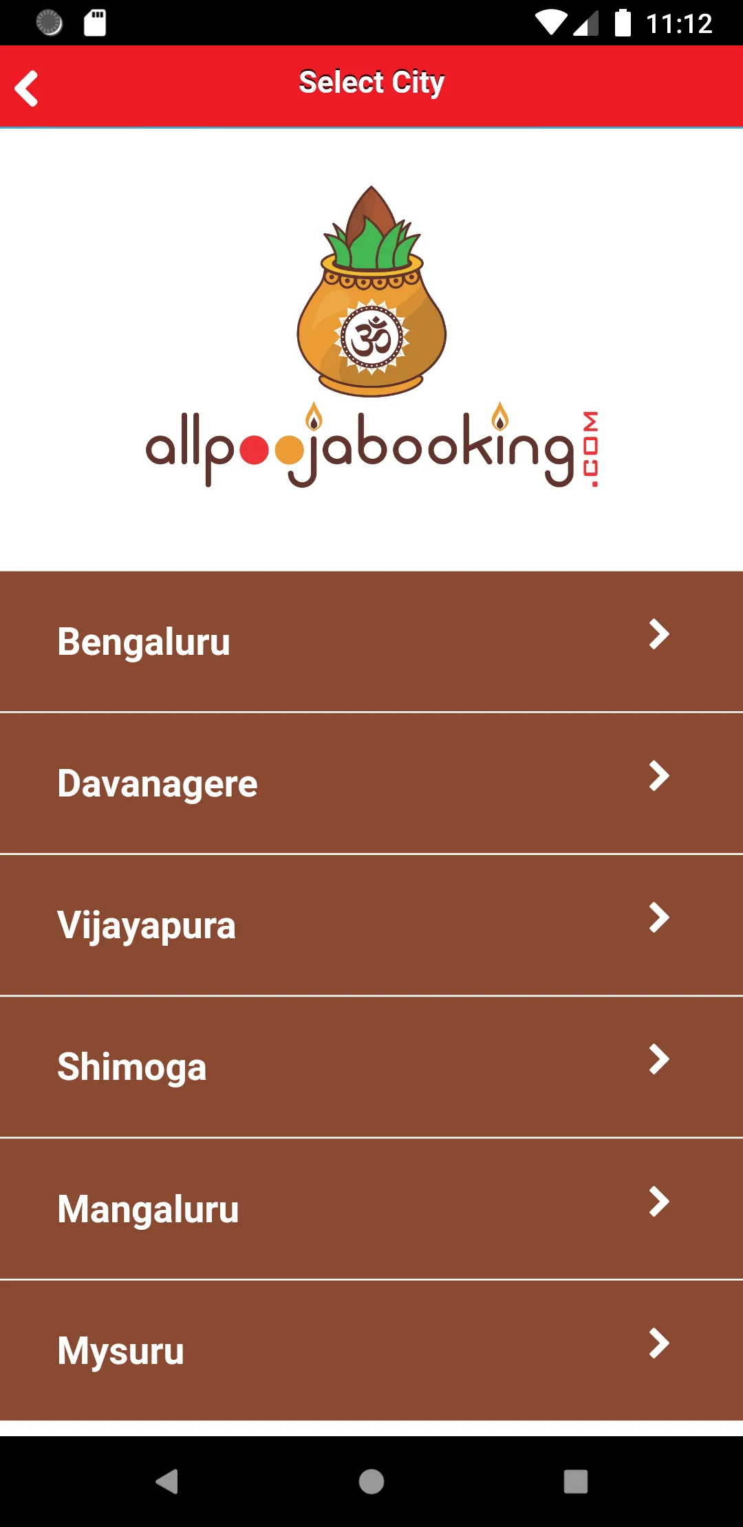 All Pooja Booking | Indus Appstore | Screenshot