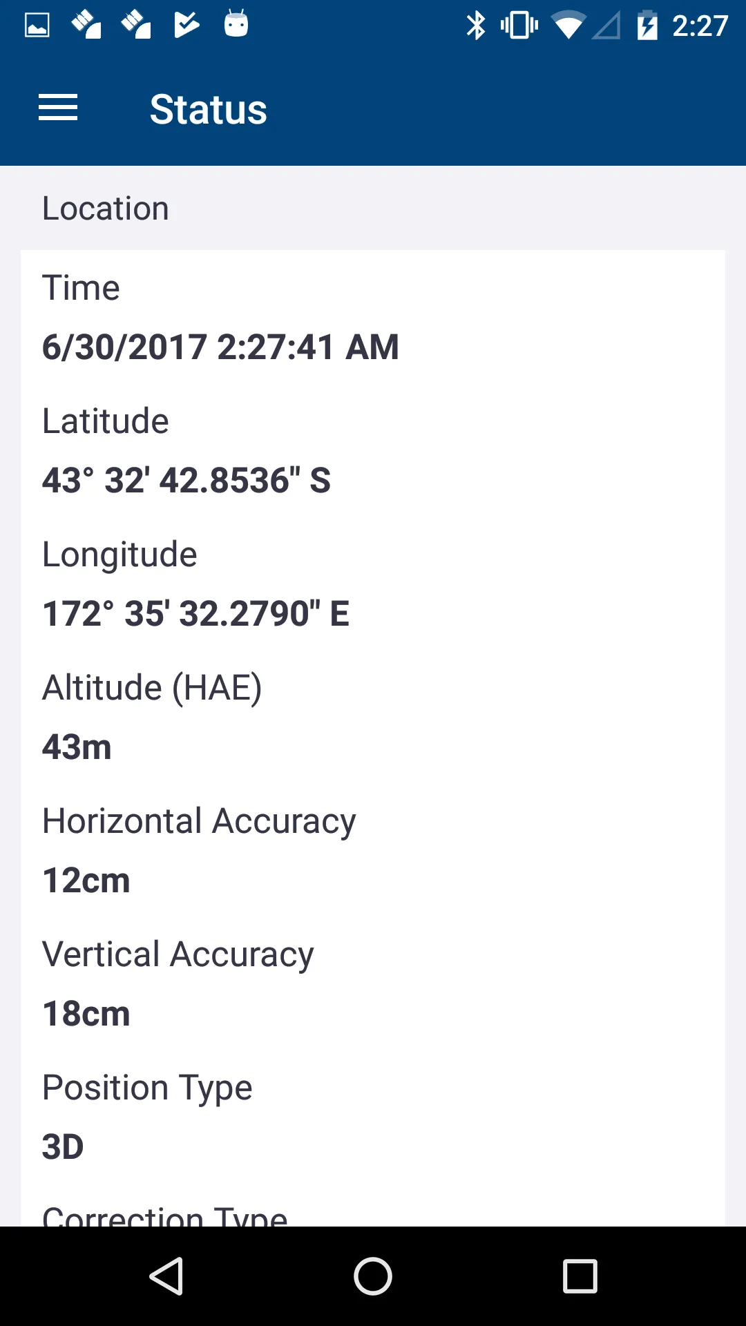 GNSS Status | Indus Appstore | Screenshot