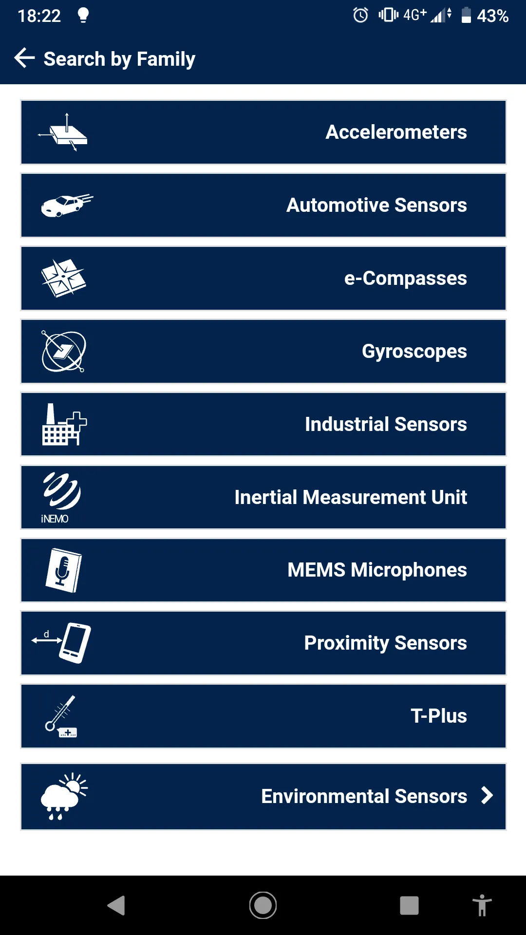 ST Sensors Finder | Indus Appstore | Screenshot