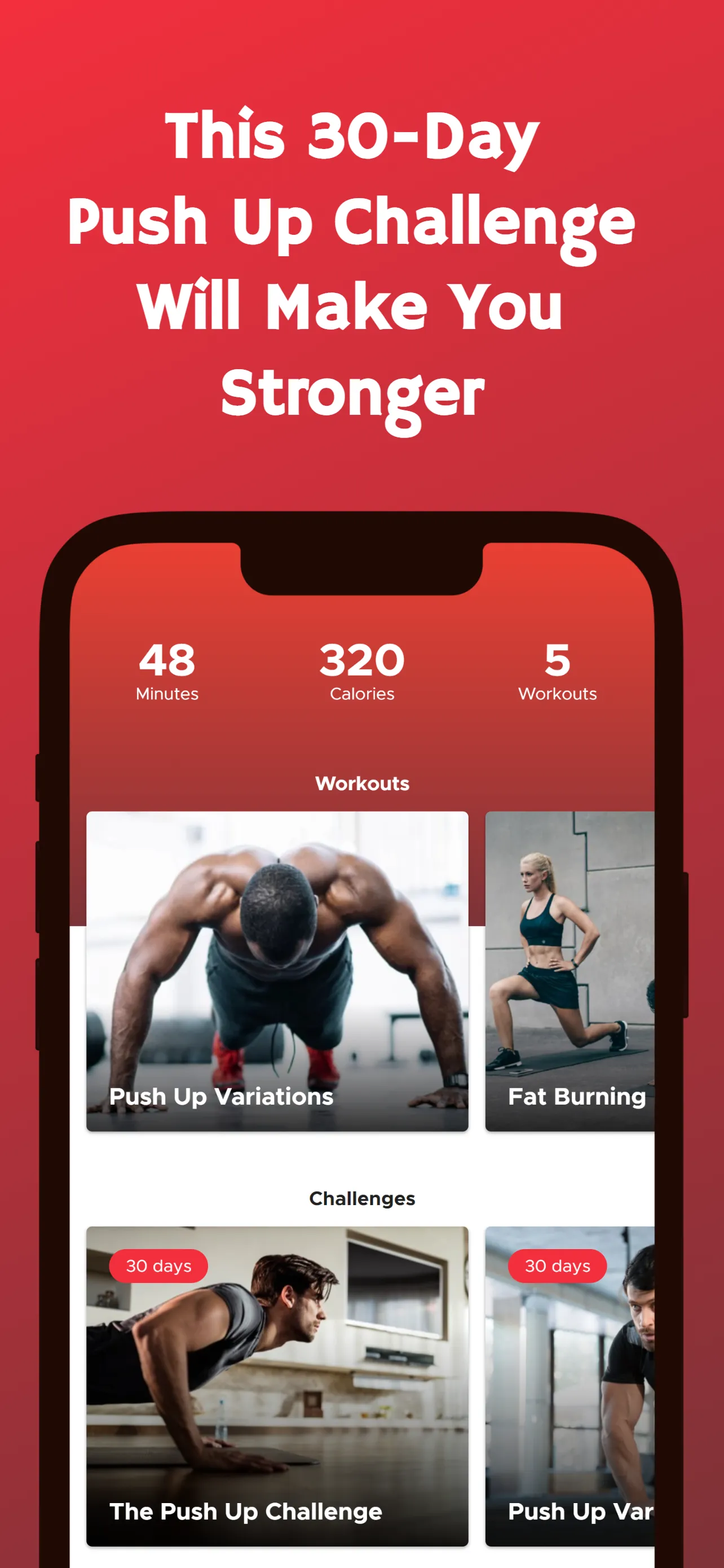 30 Day Push Up Challenge | Indus Appstore | Screenshot