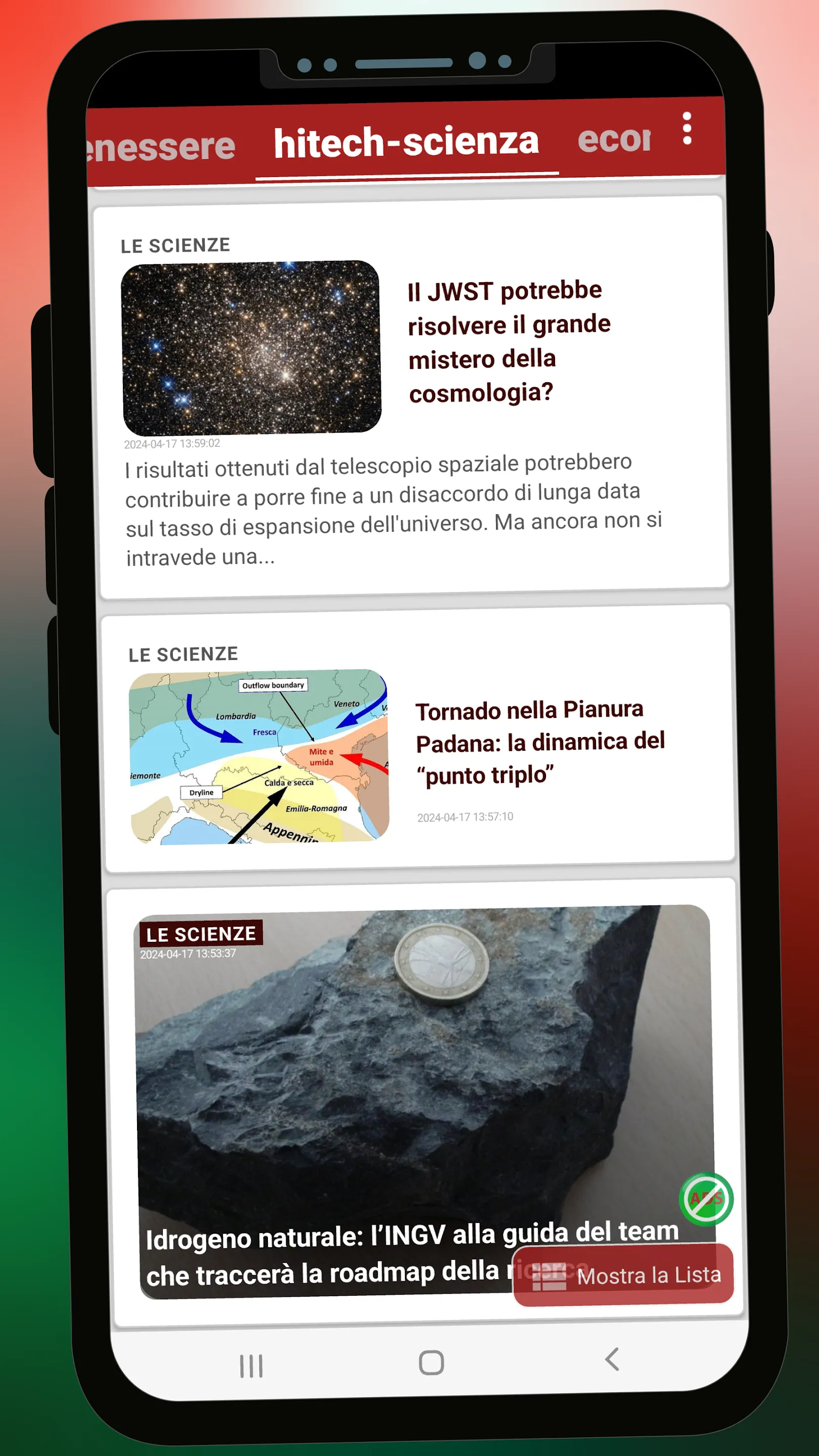 Notizzzie - Italia tempo reale | Indus Appstore | Screenshot