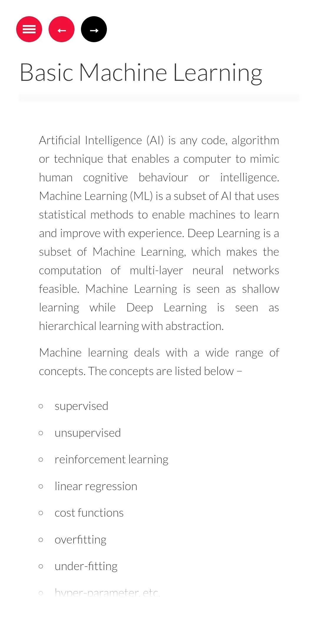 Learn Deep Learning | Indus Appstore | Screenshot