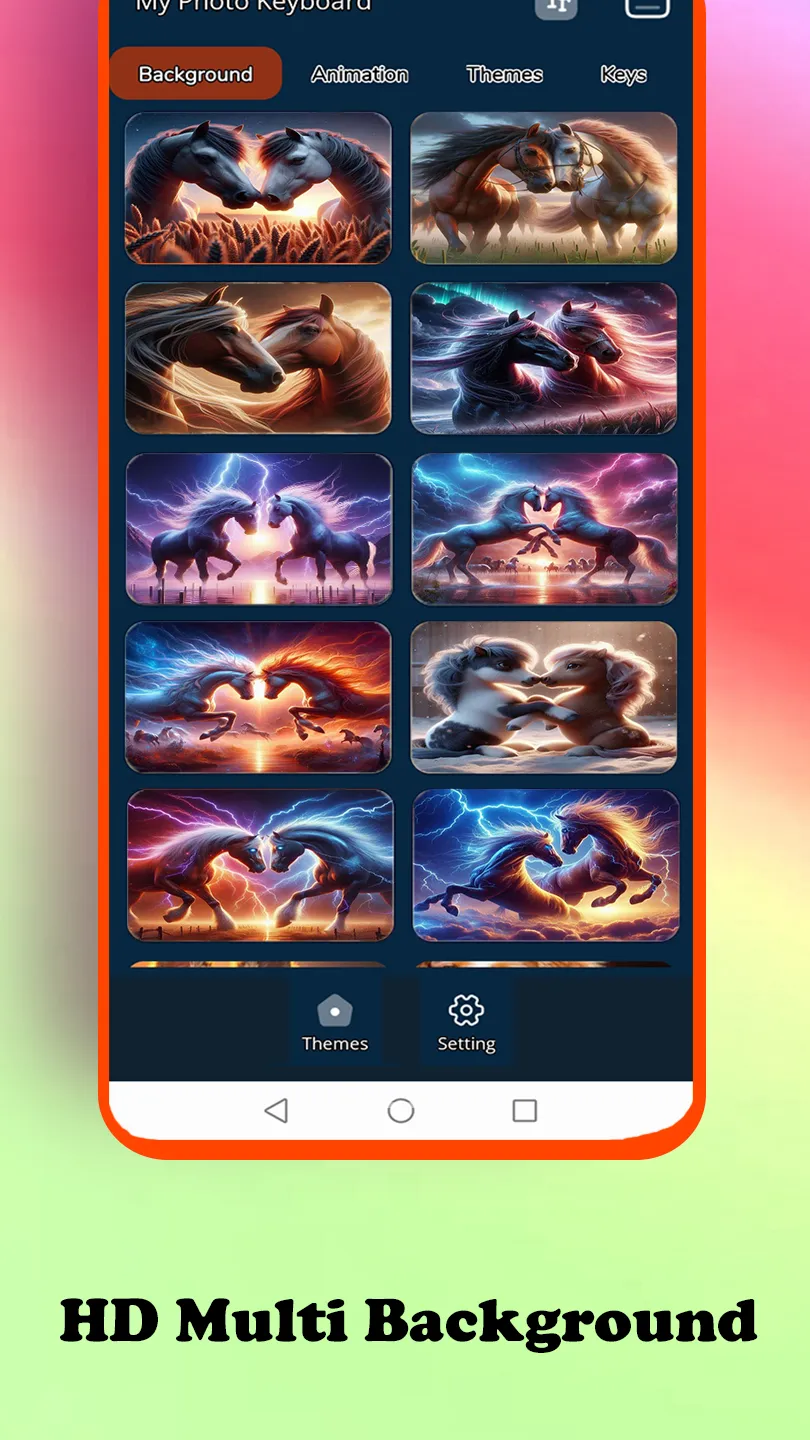 Pony horse love keyboard | Indus Appstore | Screenshot