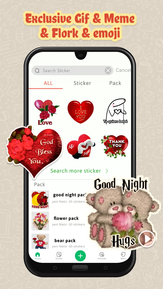 HD Sticker&Pack WAStickersApps | Indus Appstore | Screenshot