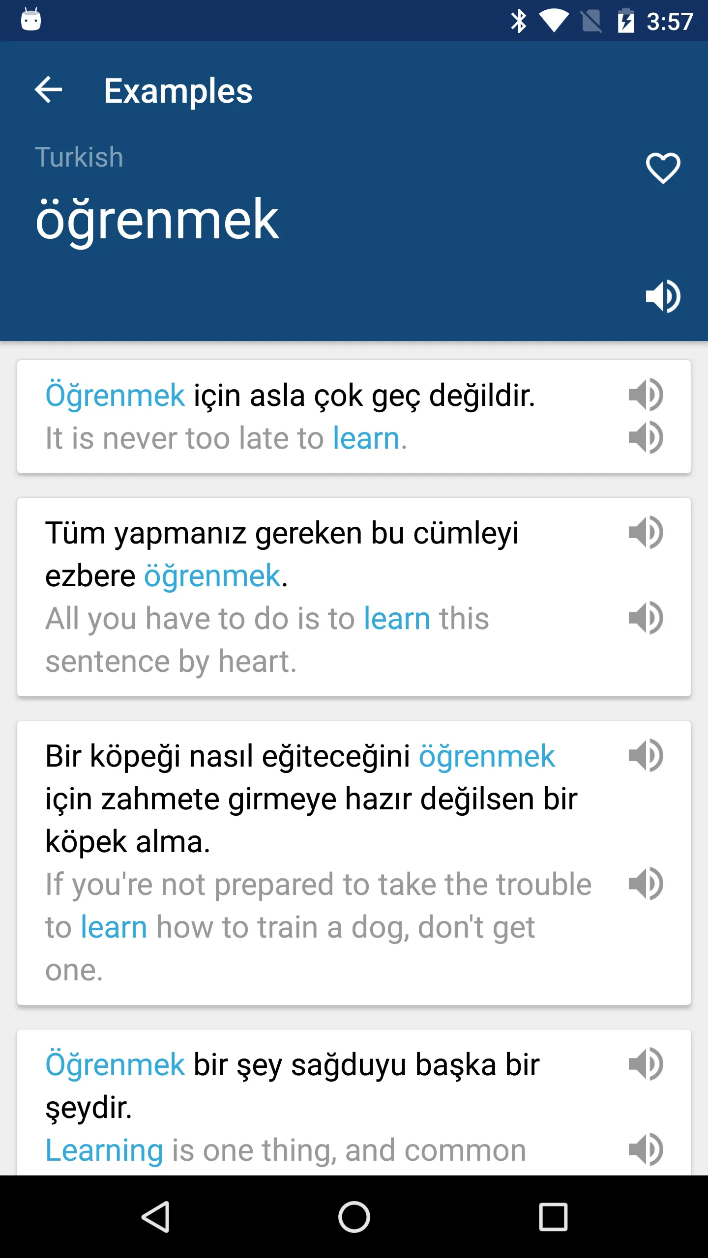 Turkish English Dictionary | Indus Appstore | Screenshot