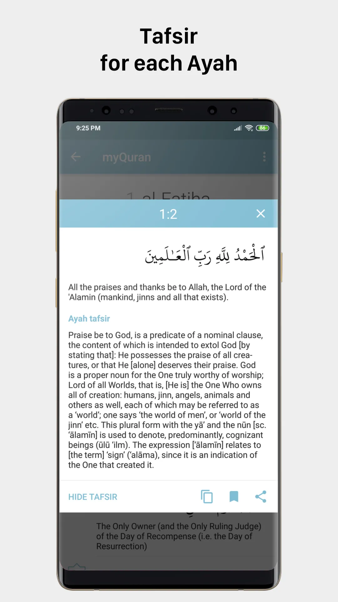 myQuran - The Holy Quran | Indus Appstore | Screenshot