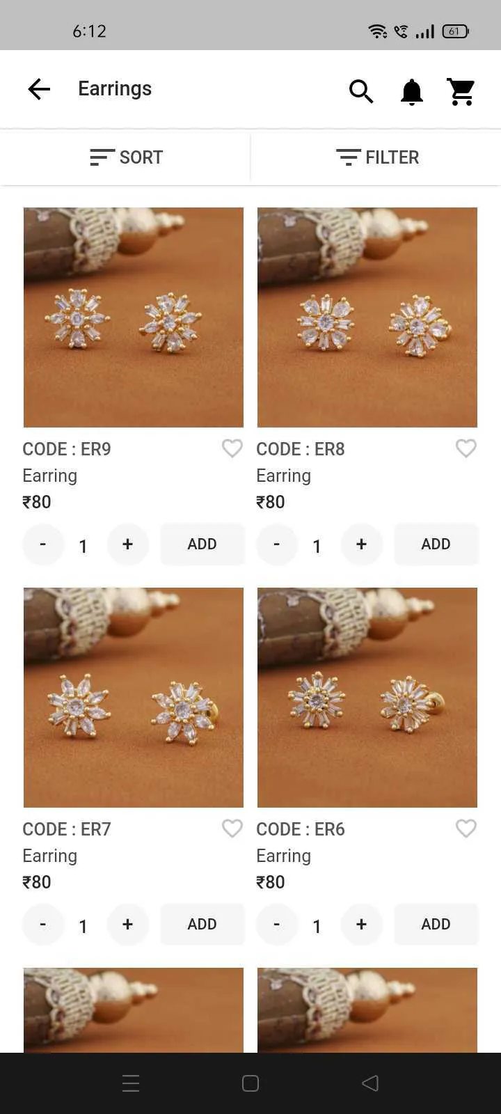 Vrinda Jewels - Imitation App | Indus Appstore | Screenshot