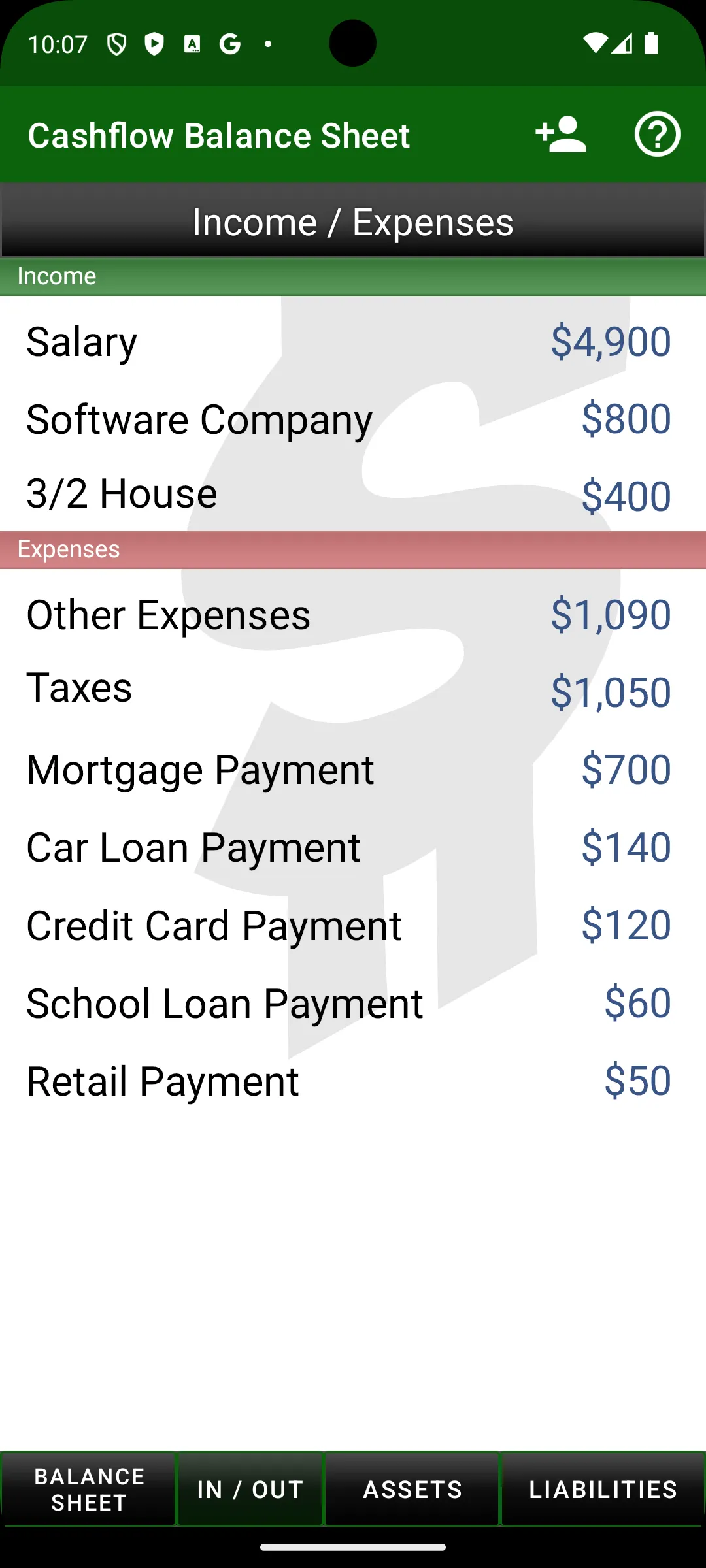 Cashflow Balance Sheet | Indus Appstore | Screenshot