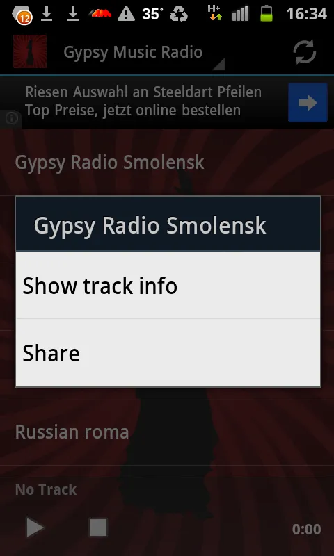 Gypsy Music Radio | Indus Appstore | Screenshot