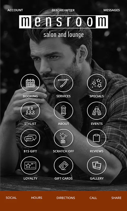 Mensroom Salon & Lounge | Indus Appstore | Screenshot