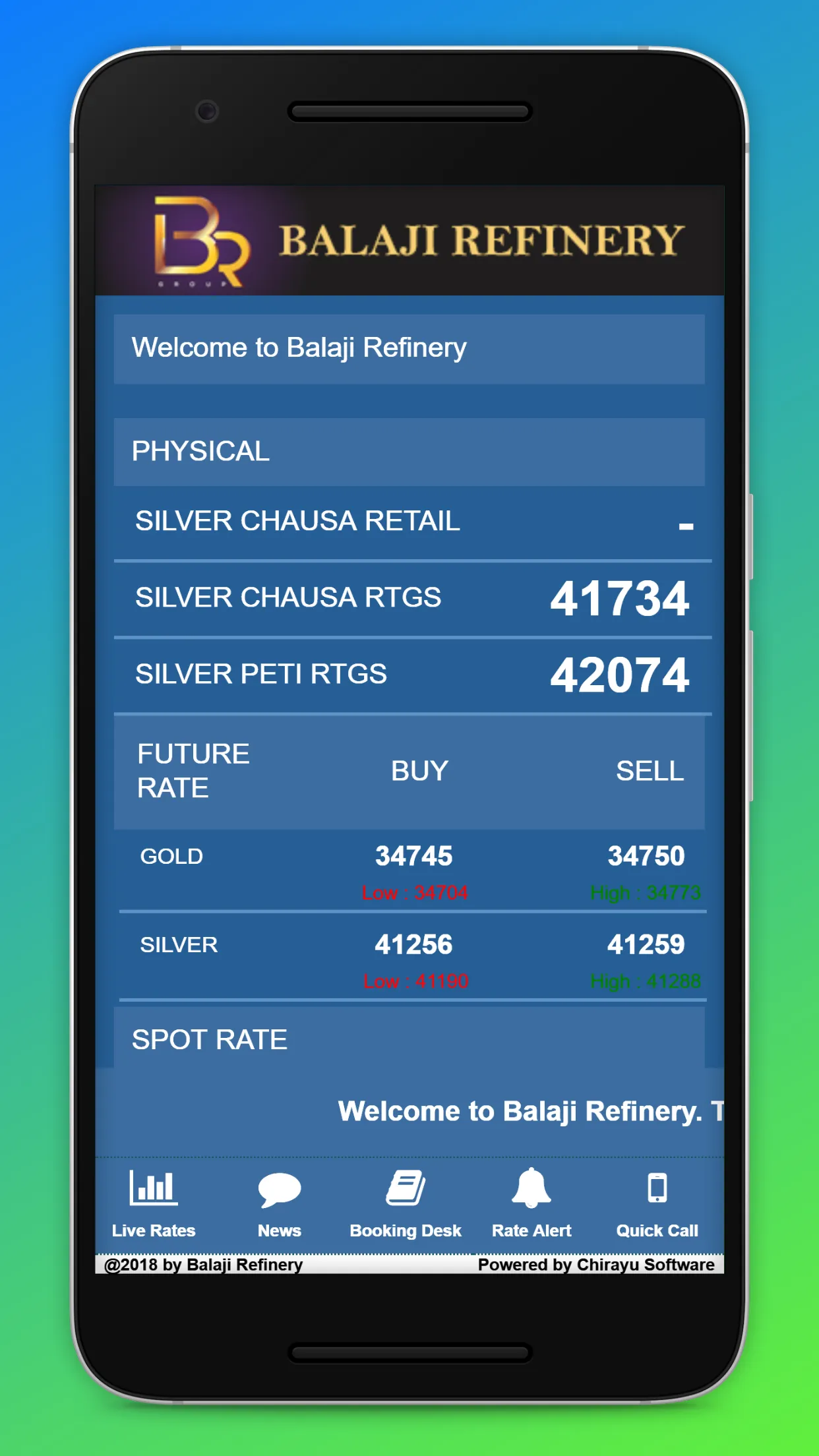 BR - Balaji Refinery | Indus Appstore | Screenshot